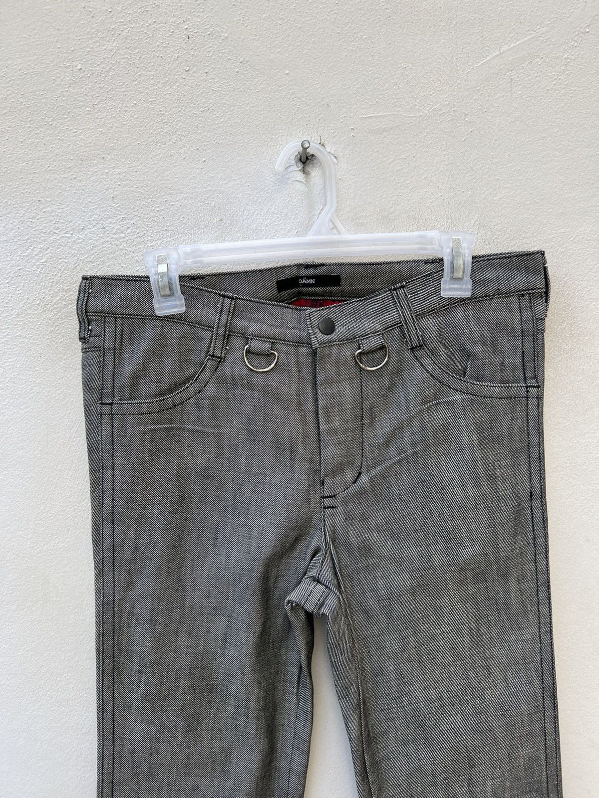 Vintage Vintage DAMN The End Japan Tartan Lined Denim Jeans Size US 30 / EU 46 - 7 Thumbnail
