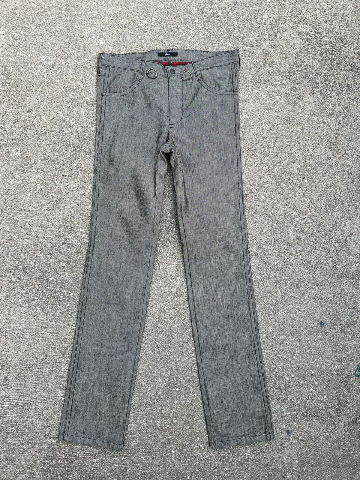 Vintage Vintage DAMN The End Japan Tartan Lined Denim Jeans Size US 30 / EU 46 - 1 Thumbnail