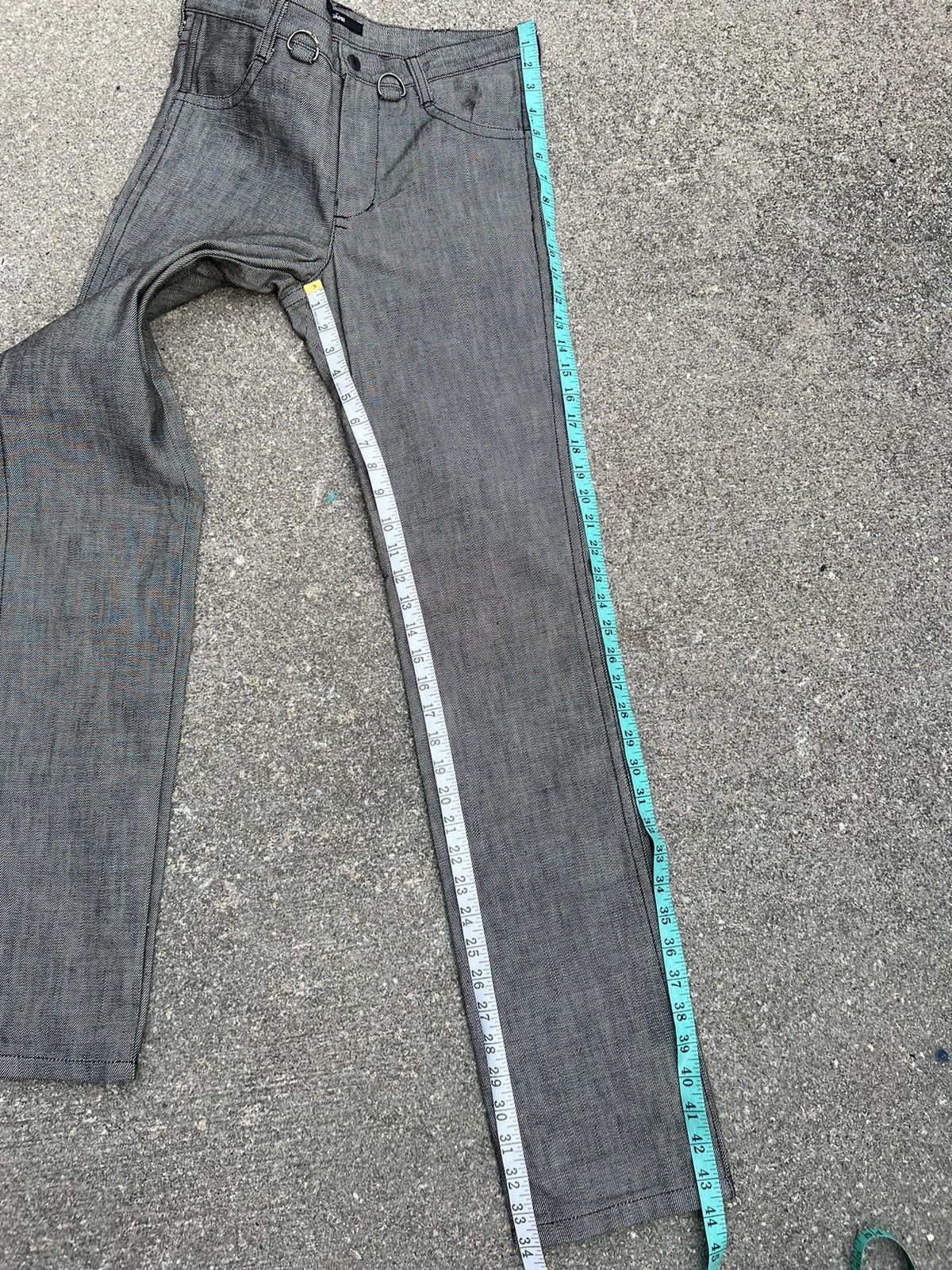 Vintage Vintage DAMN The End Japan Tartan Lined Denim Jeans Size US 30 / EU 46 - 4 Thumbnail