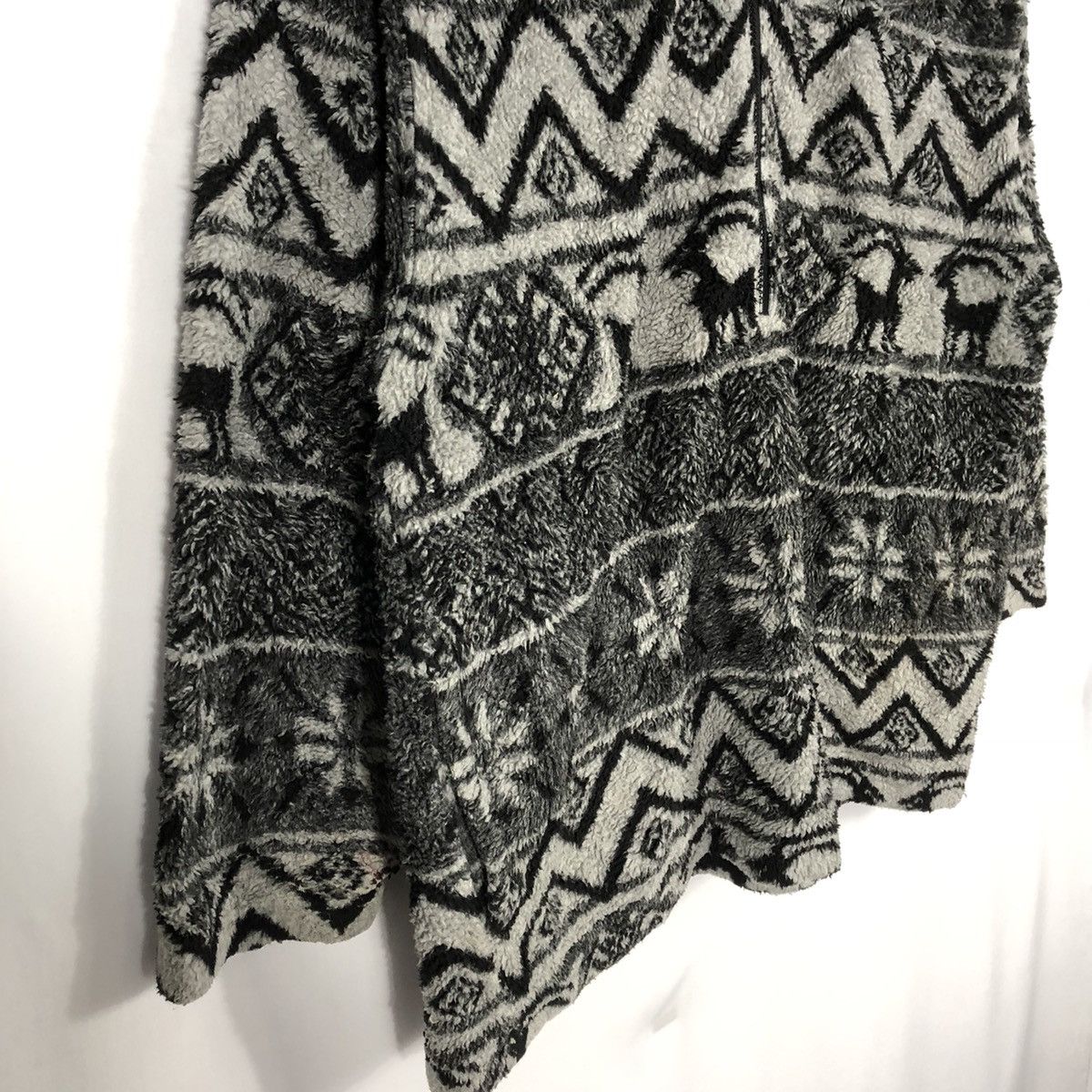 Japanese Brand × Vintage Rare Bayleaf Arch Animal Nature Half Zipper Sherpa Jacket Size US L / EU 52-54 / 3 - 8 Thumbnail