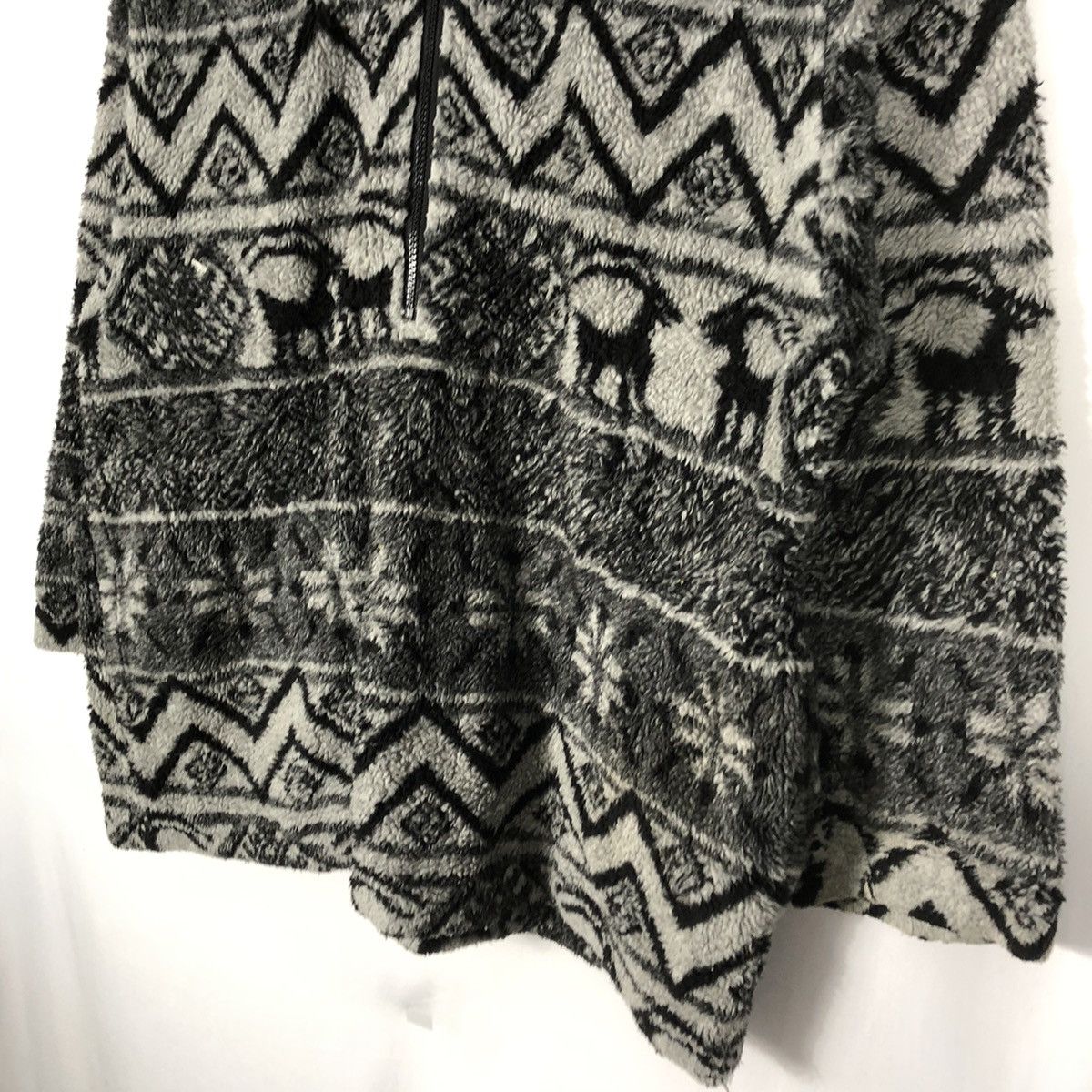 Japanese Brand × Vintage Rare Bayleaf Arch Animal Nature Half Zipper Sherpa Jacket Size US L / EU 52-54 / 3 - 6 Thumbnail