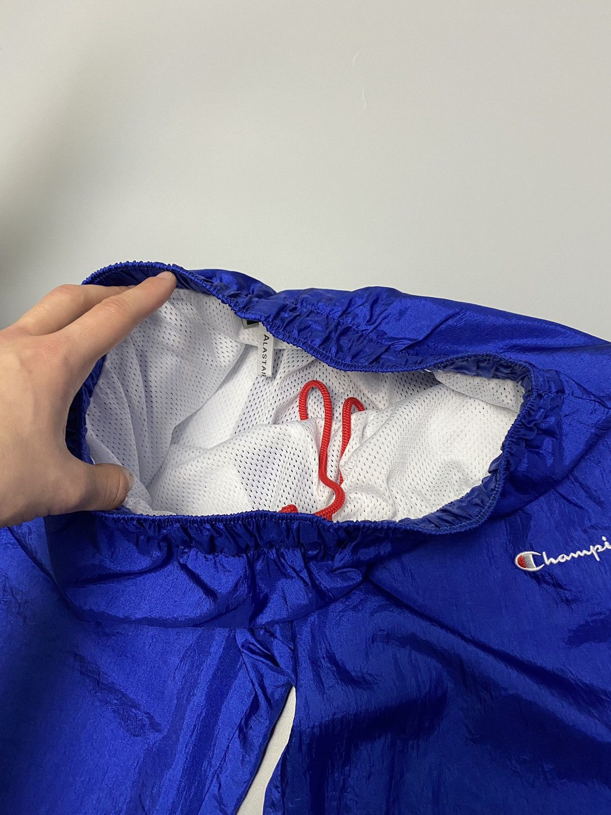 Champion × Vintage Vintage Champion Track Pants Nylon Trousers Men’s S Blue Size US 30 / EU 46 - 12 Thumbnail