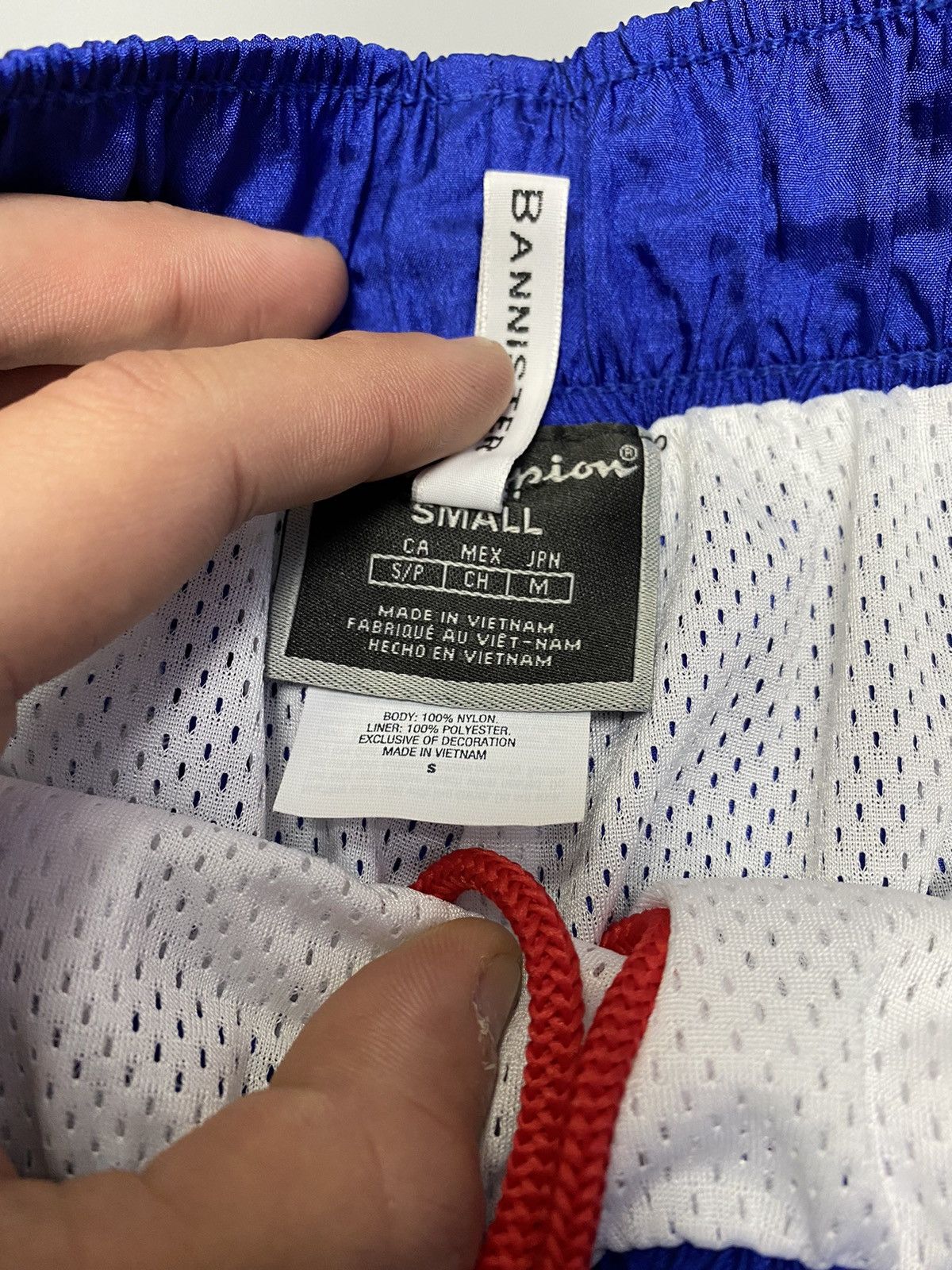 Champion × Vintage Vintage Champion Track Pants Nylon Trousers Men’s S Blue Size US 30 / EU 46 - 11 Thumbnail