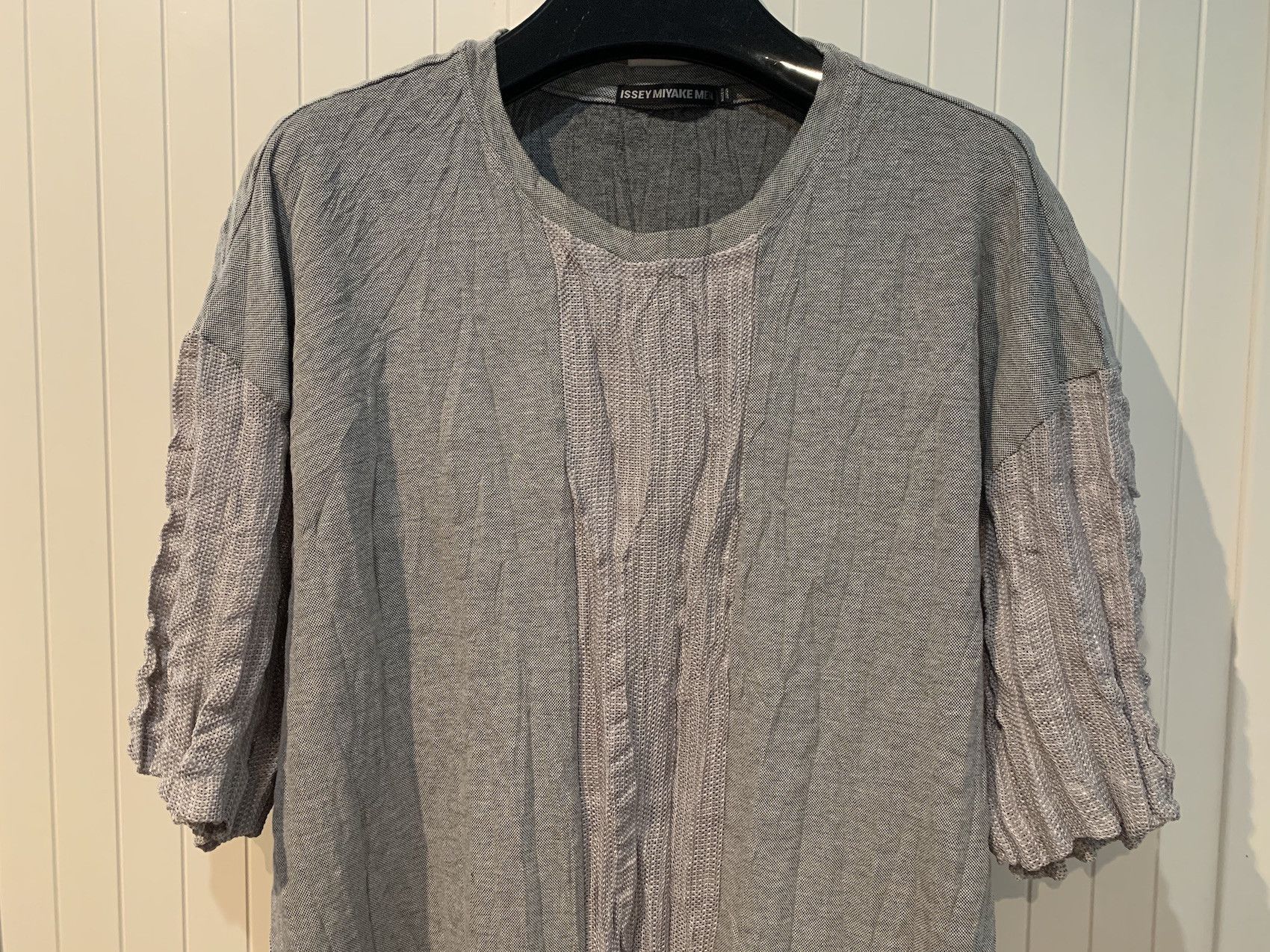Issey Miyake SS'16 T-Shirt Creased Size US XXL / EU 58 / 5 - 2 Thumbnail