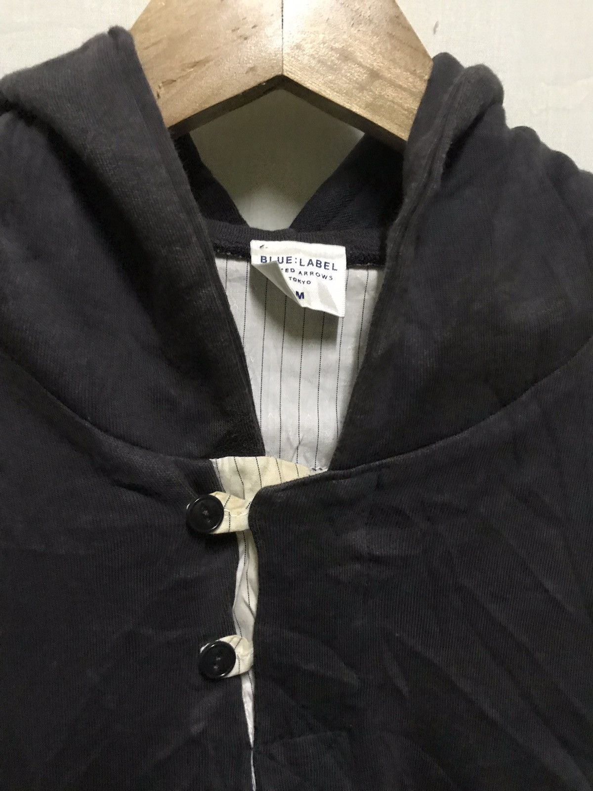 United Arrows UNITED ARROWS Blue Label Sweater with Hoodie/ Made in JAPAN Size US M / EU 48-50 / 2 - 3 Thumbnail