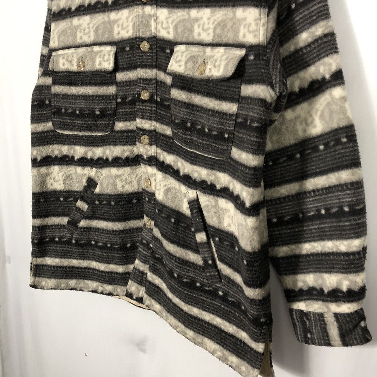 Japanese Brand Rare Vintage Machope Navajo Winter Wear Button Fleece Jacket Size US M / EU 48-50 / 2 - 6 Thumbnail