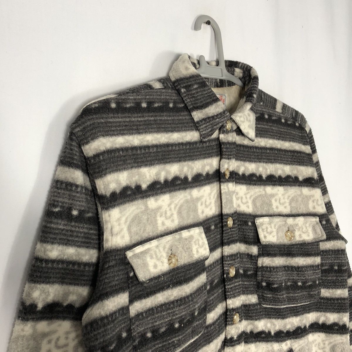 Japanese Brand Rare Vintage Machope Navajo Winter Wear Button Fleece Jacket Size US M / EU 48-50 / 2 - 7 Thumbnail