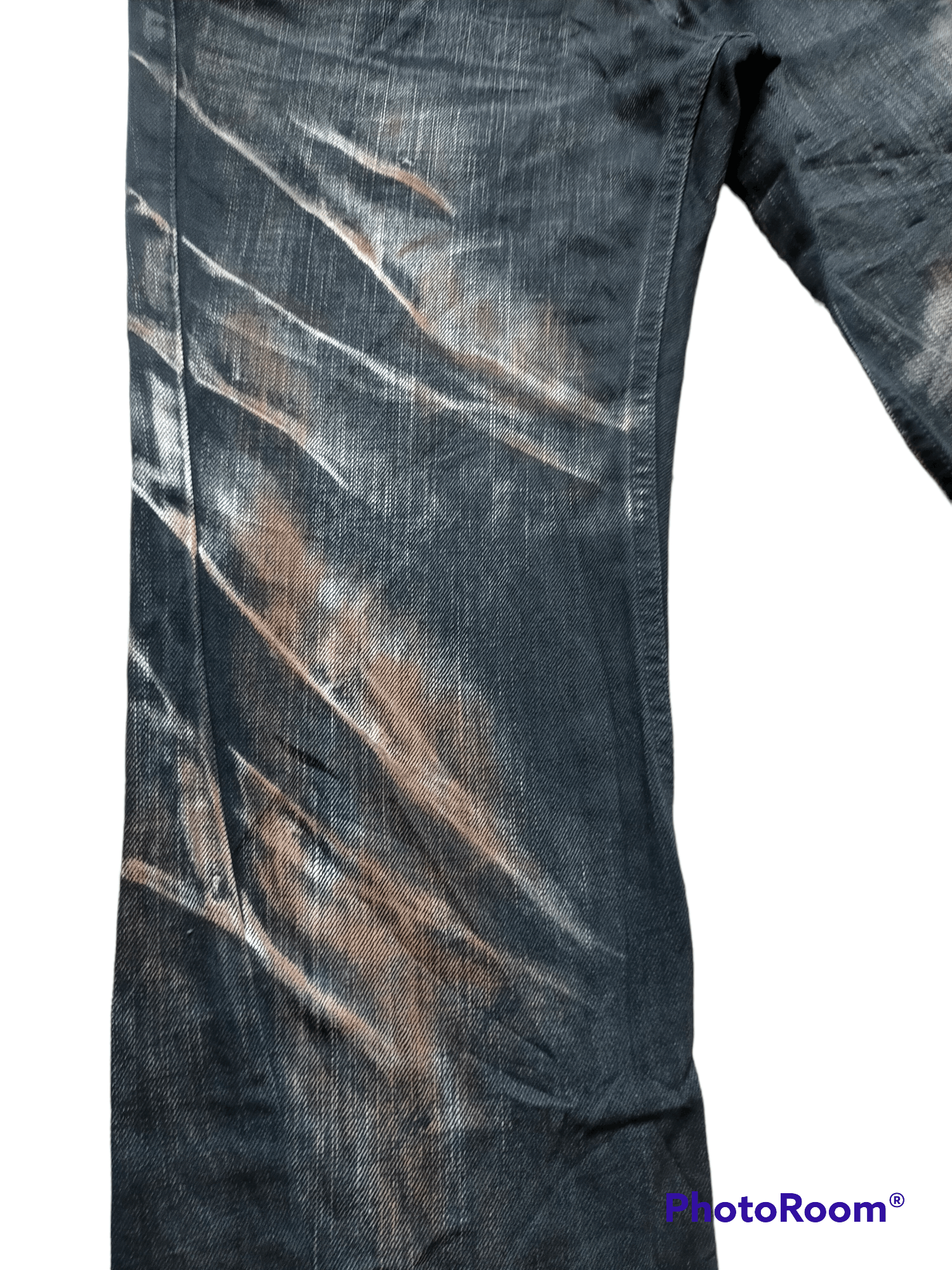 Tornado Mart Tornado Mart Flare Japan Honeycomb black Jeans Size US 33 - 7 Thumbnail