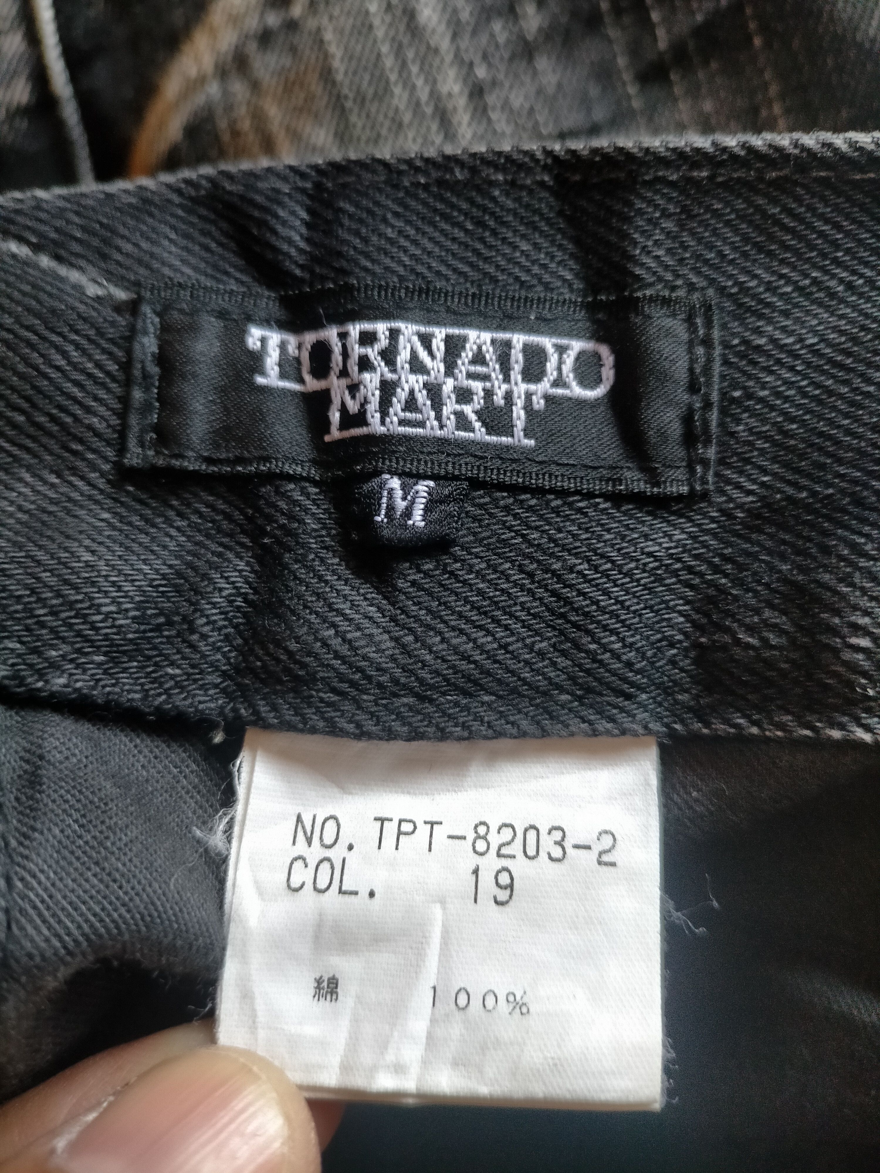 Tornado Mart Tornado Mart Flare Japan Honeycomb black Jeans Size US 33 - 17 Thumbnail
