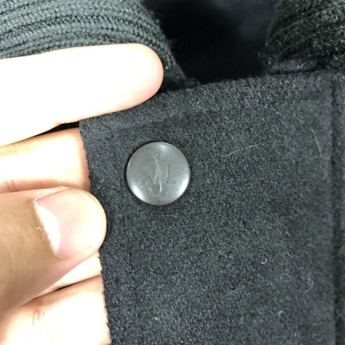 JW Anderson × Japanese Brand × Uniqlo 🔥Rare🔥J.W. Anderson Uniqlo Zipper Buttons Heavy Wool Jacket Size US S / EU 44-46 / 1 - 10 Thumbnail