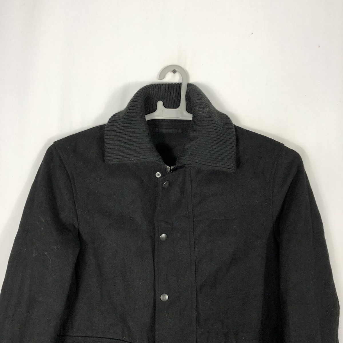 JW Anderson × Japanese Brand × Uniqlo 🔥Rare🔥J.W. Anderson Uniqlo Zipper Buttons Heavy Wool Jacket Size US S / EU 44-46 / 1 - 2 Thumbnail