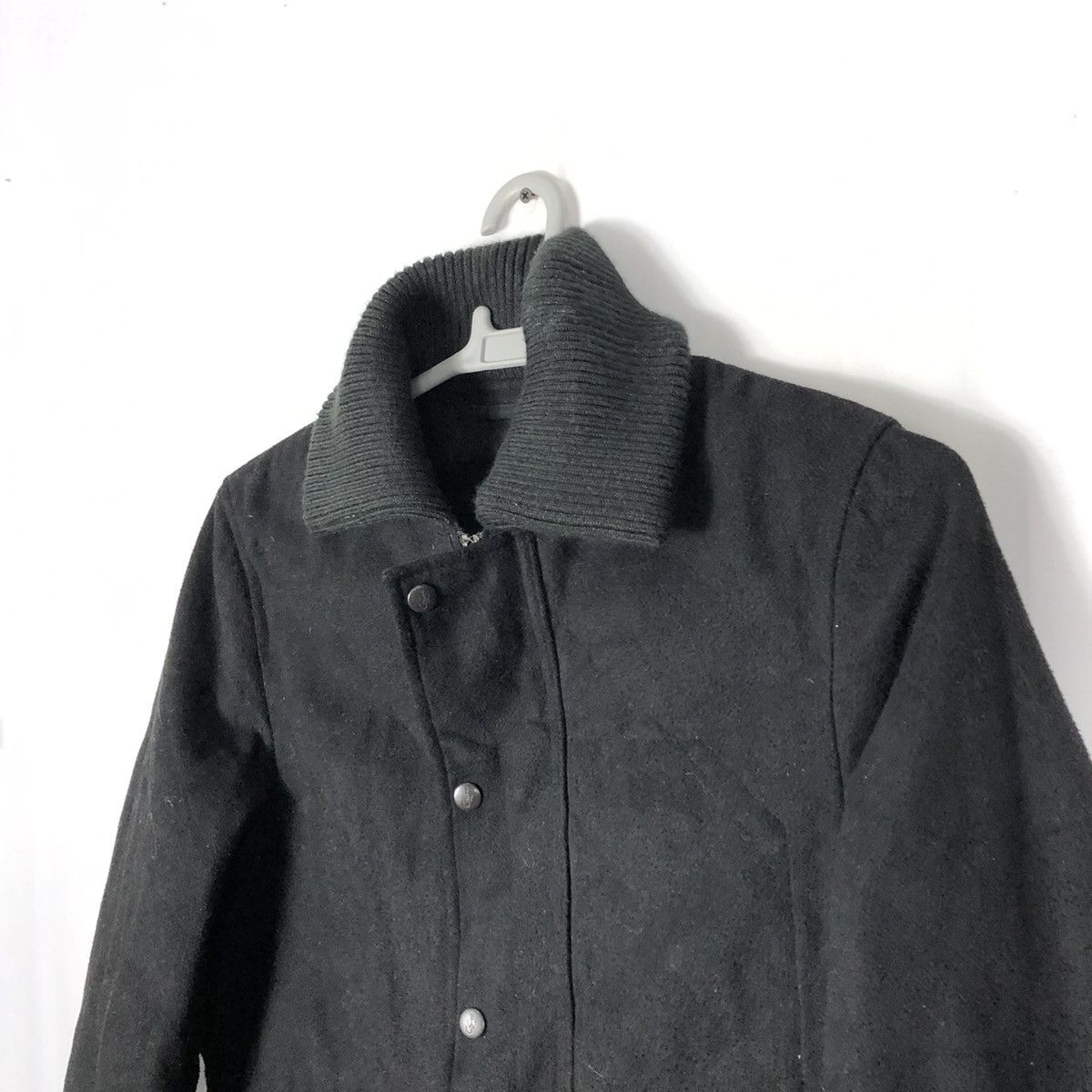 JW Anderson × Japanese Brand × Uniqlo 🔥Rare🔥J.W. Anderson Uniqlo Zipper Buttons Heavy Wool Jacket Size US S / EU 44-46 / 1 - 5 Thumbnail