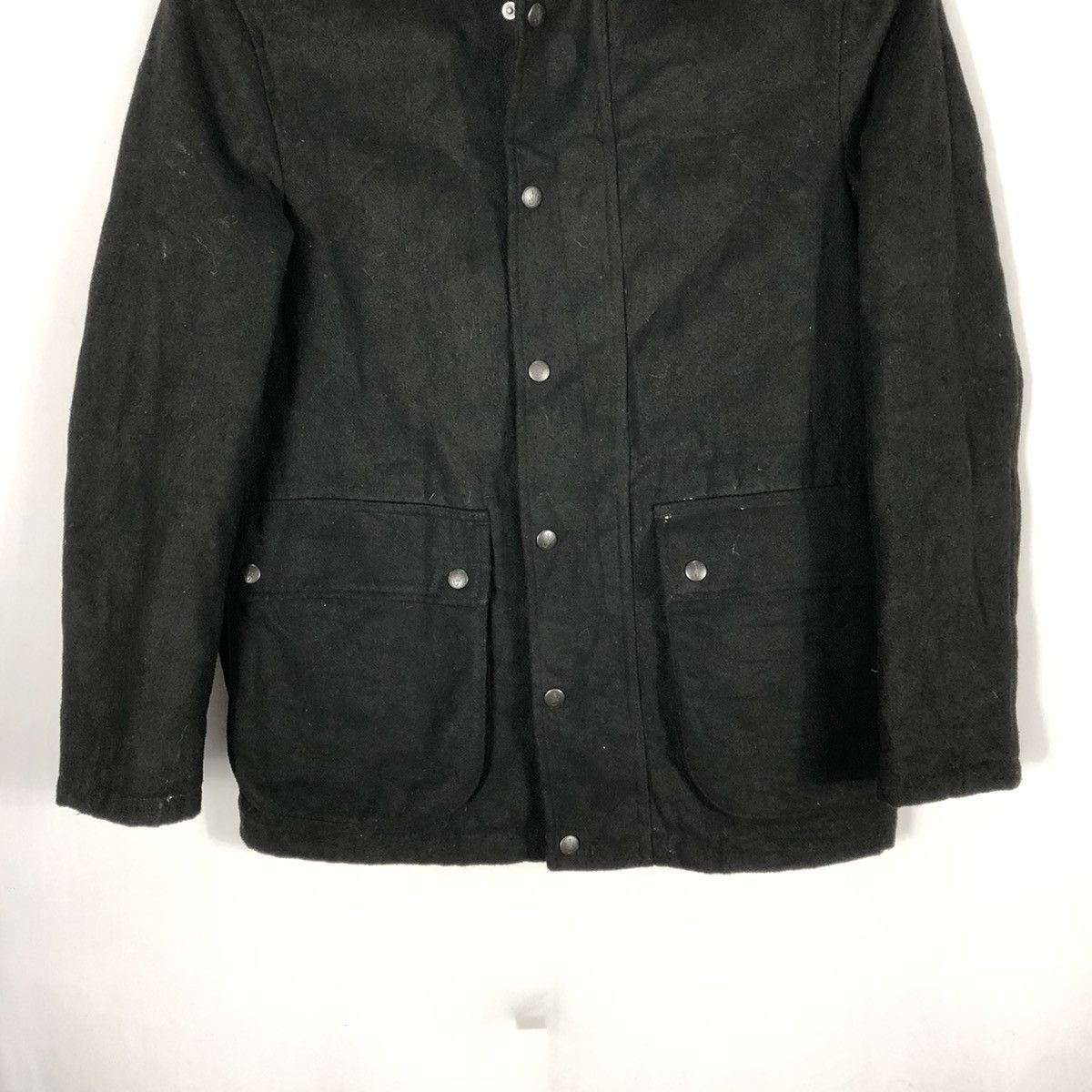 JW Anderson × Japanese Brand × Uniqlo 🔥Rare🔥J.W. Anderson Uniqlo Zipper Buttons Heavy Wool Jacket Size US S / EU 44-46 / 1 - 3 Thumbnail