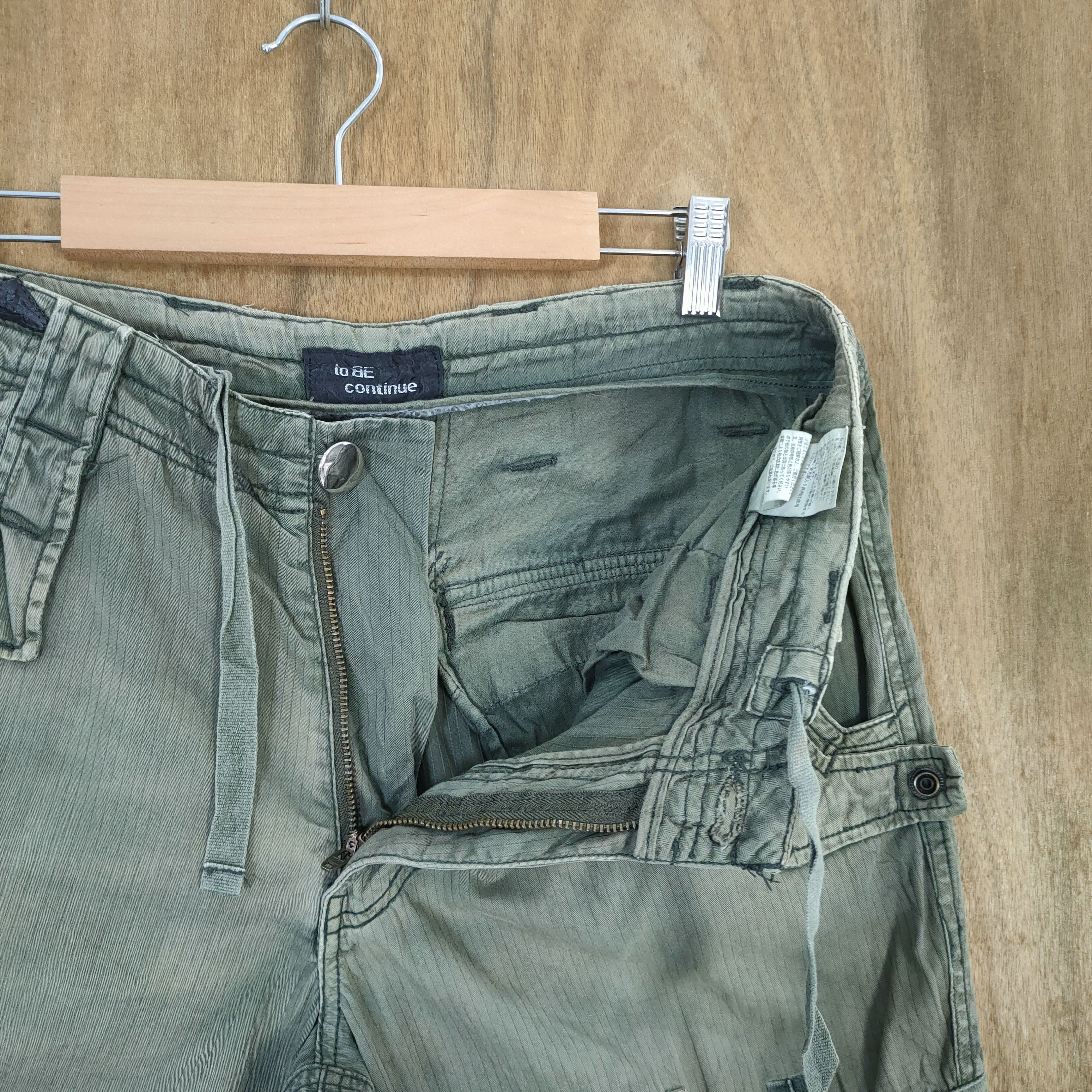 Japanese Brand VINTAGE JAPANESE BONDAGE FADED CARGO PANTS Size US 32 / EU 48 - 13 Thumbnail