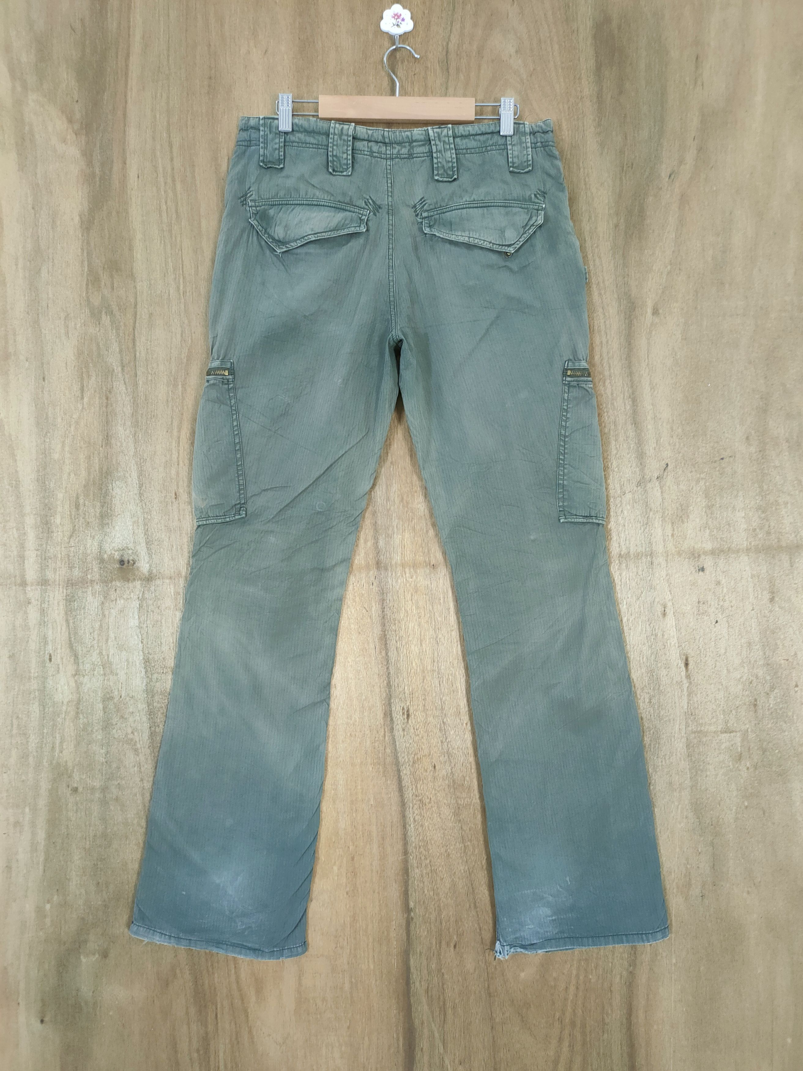 Japanese Brand VINTAGE JAPANESE BONDAGE FADED CARGO PANTS Size US 32 / EU 48 - 9 Thumbnail