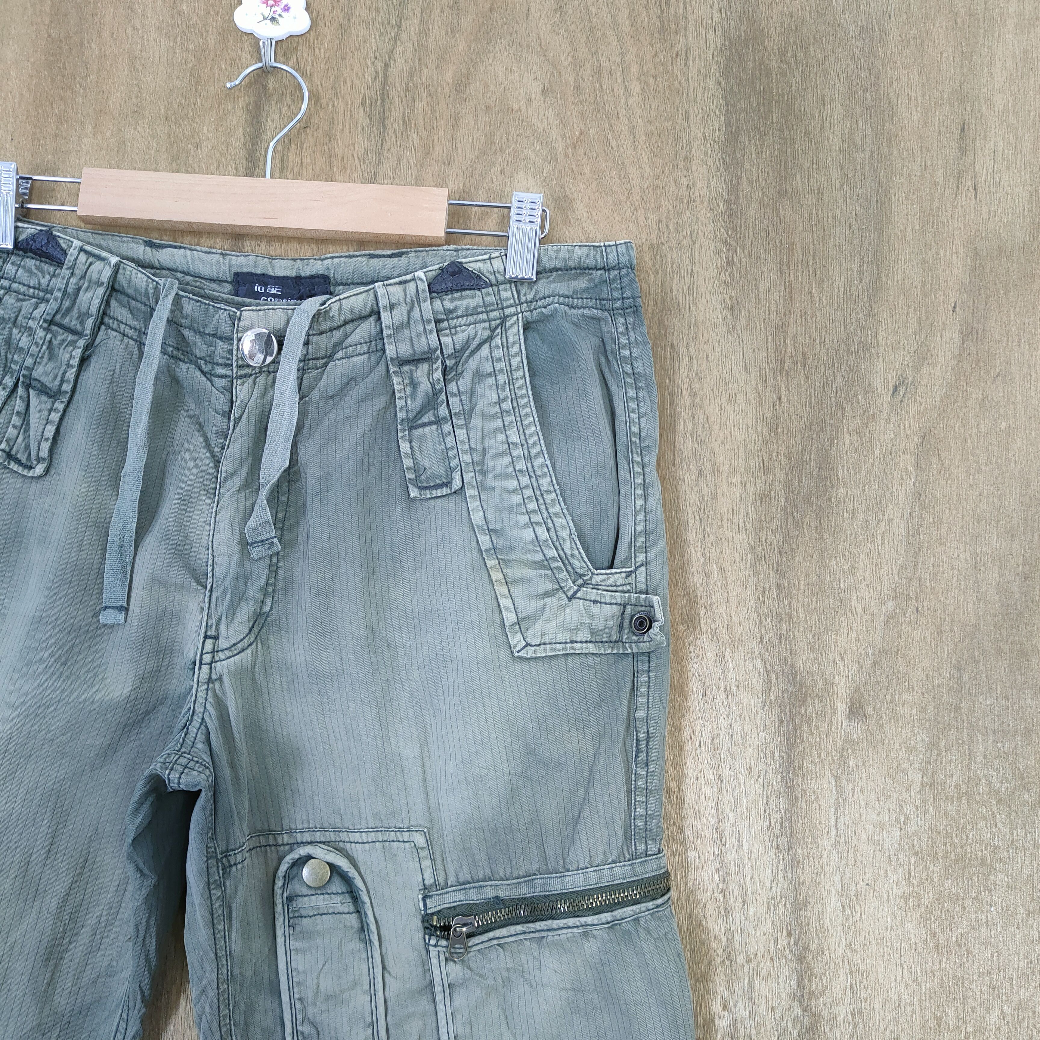 Japanese Brand VINTAGE JAPANESE BONDAGE FADED CARGO PANTS Size US 32 / EU 48 - 6 Thumbnail