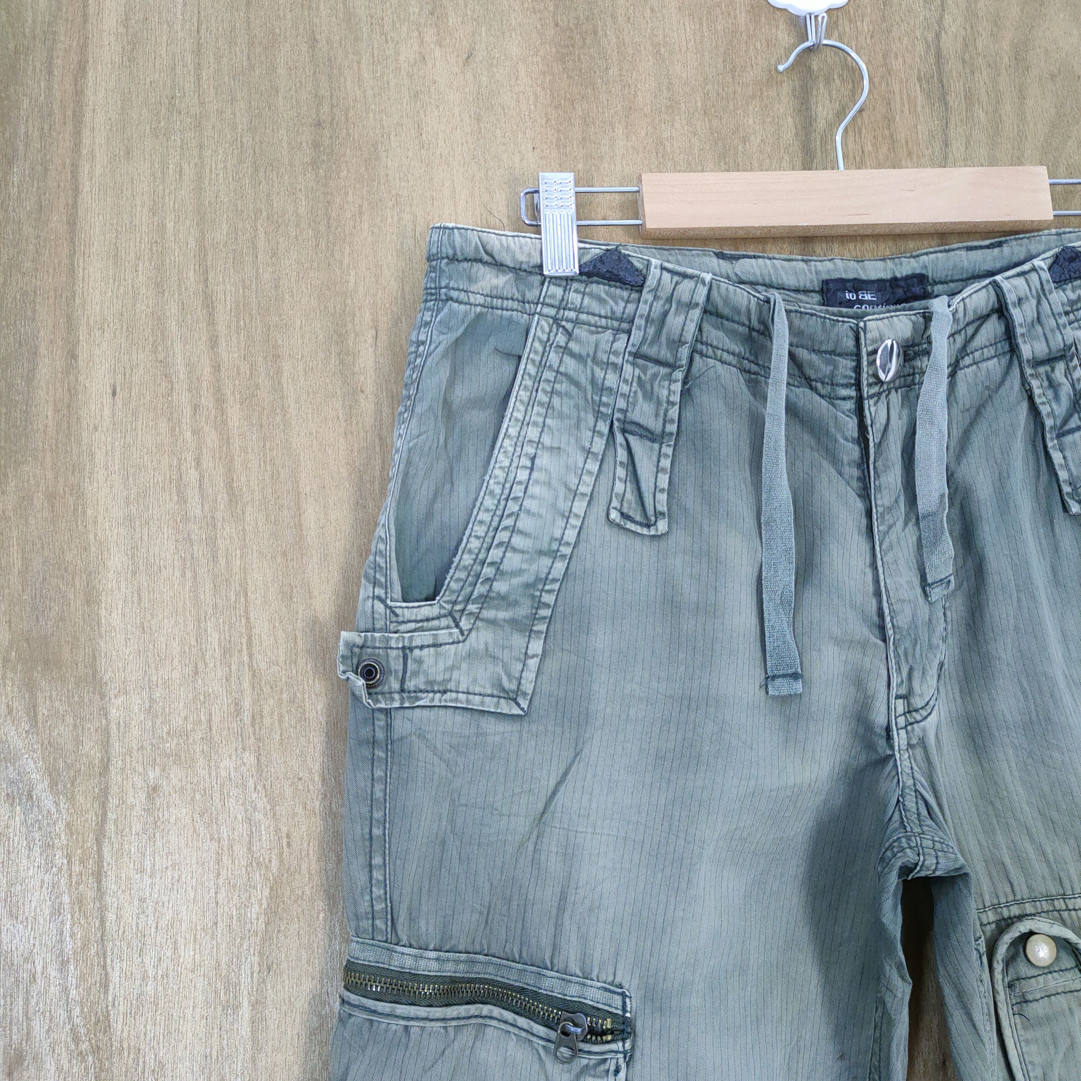 Japanese Brand VINTAGE JAPANESE BONDAGE FADED CARGO PANTS Size US 32 / EU 48 - 7 Thumbnail
