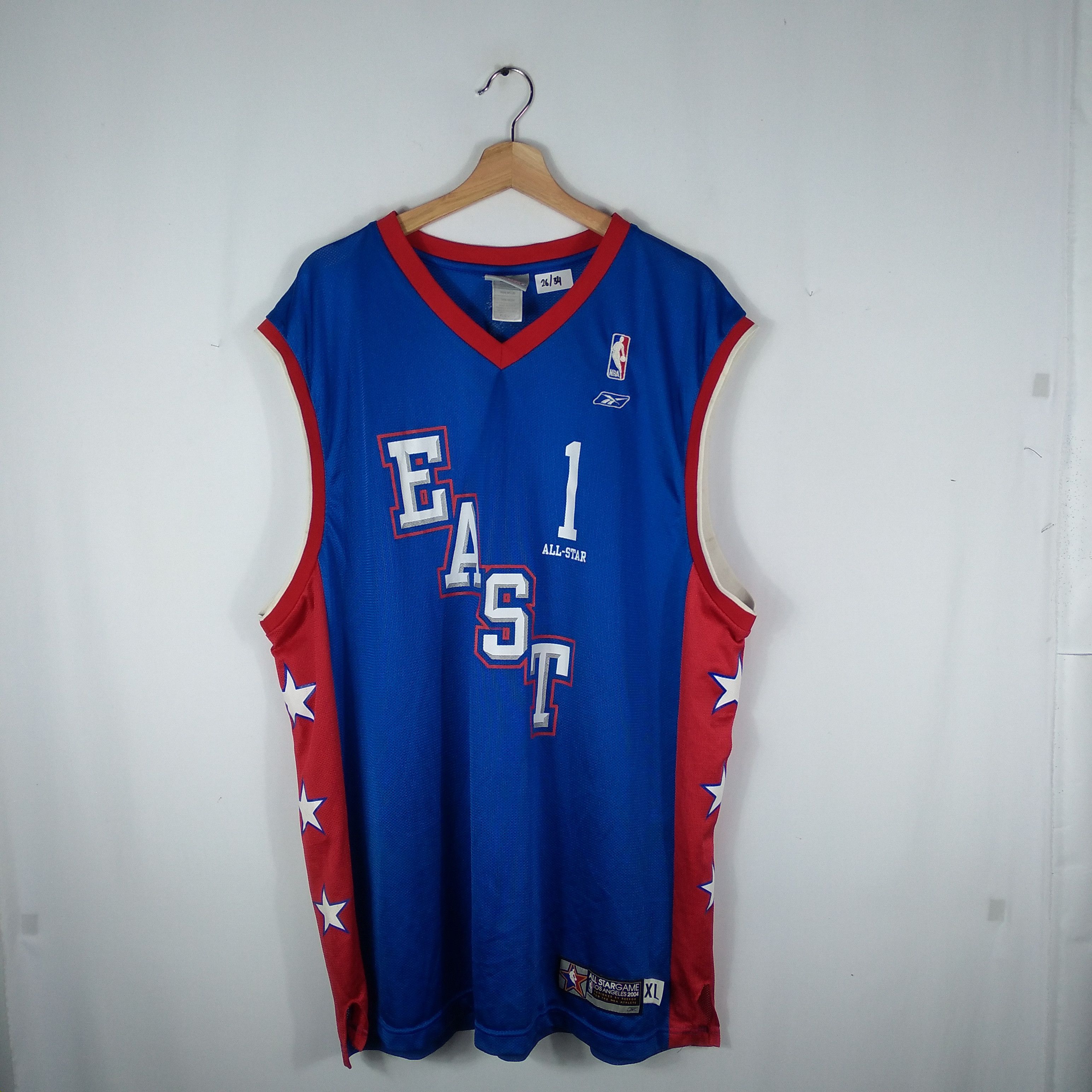 NBA × Reebok × Vintage 🔥Cyberweek🔥NBA All Star Mc Grady Nameset Basketball Jersey Size US XL / EU 56 / 4 - 1 Thumbnail