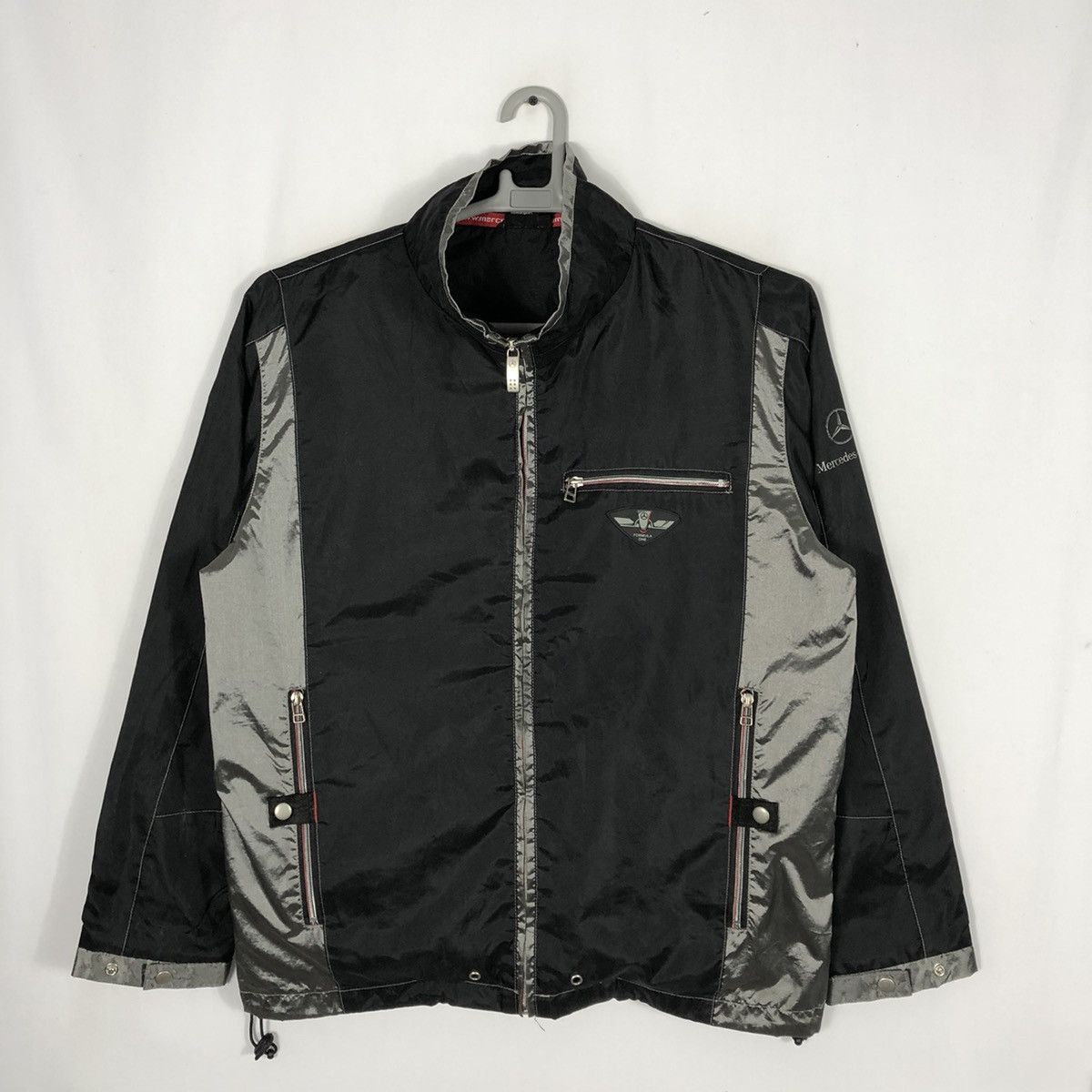 Formula 1 × Mercedes-Benz 🔥Rare🔥Formula One Mercedes Benz Racing Sports Light Jacket Size US L / EU 52-54 / 3 - 1 Thumbnail