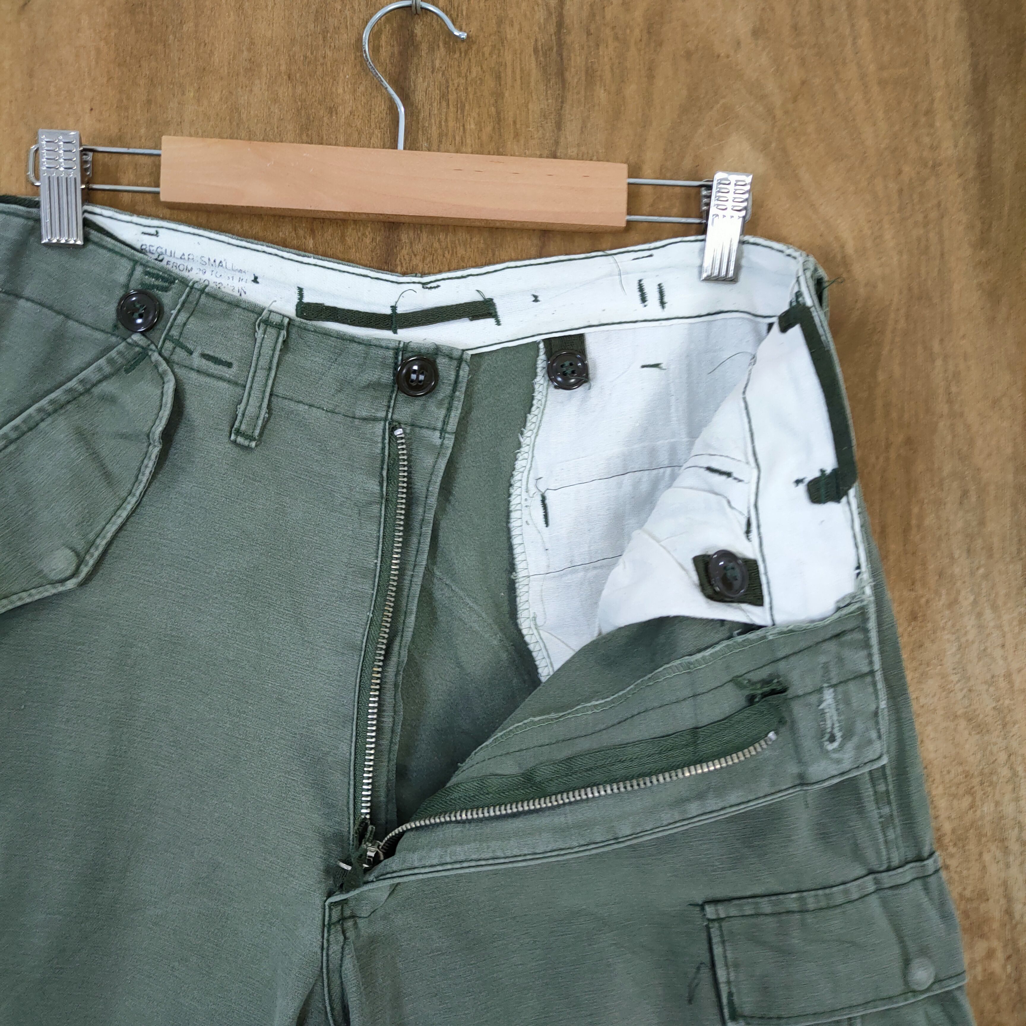 Japanese Brand M-1951 MILITARY BONDAGE CARGO PANTS Size US 32 / EU 48 - 10 Thumbnail