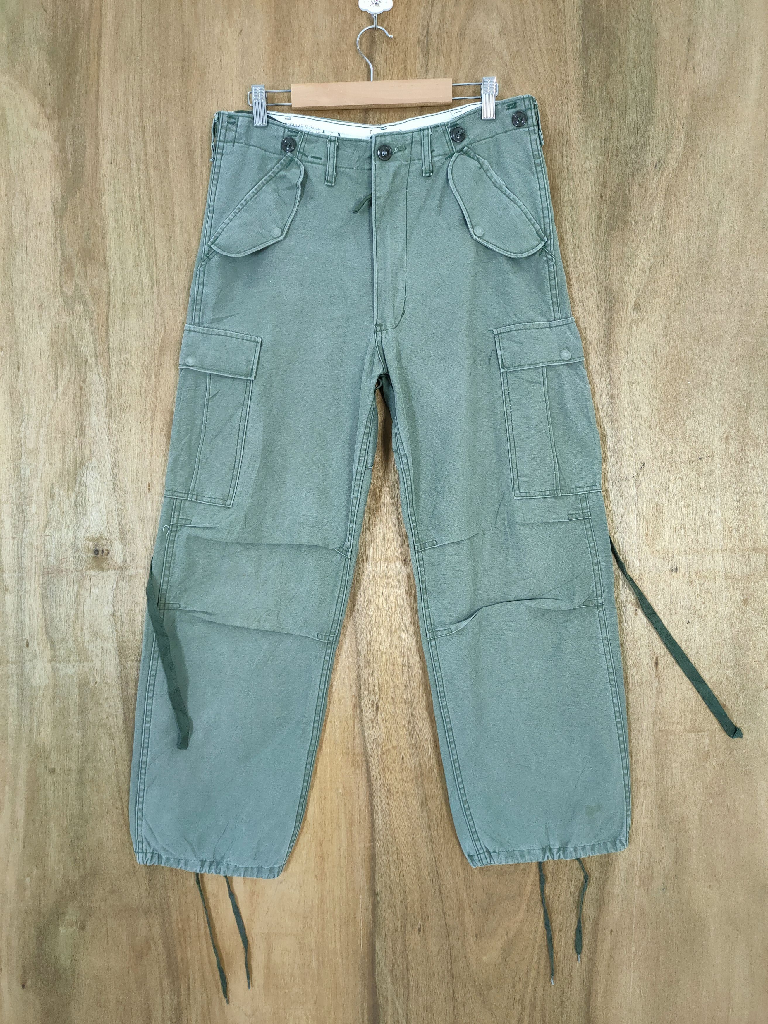 Japanese Brand M-1951 MILITARY BONDAGE CARGO PANTS Size US 32 / EU 48 - 11 Thumbnail