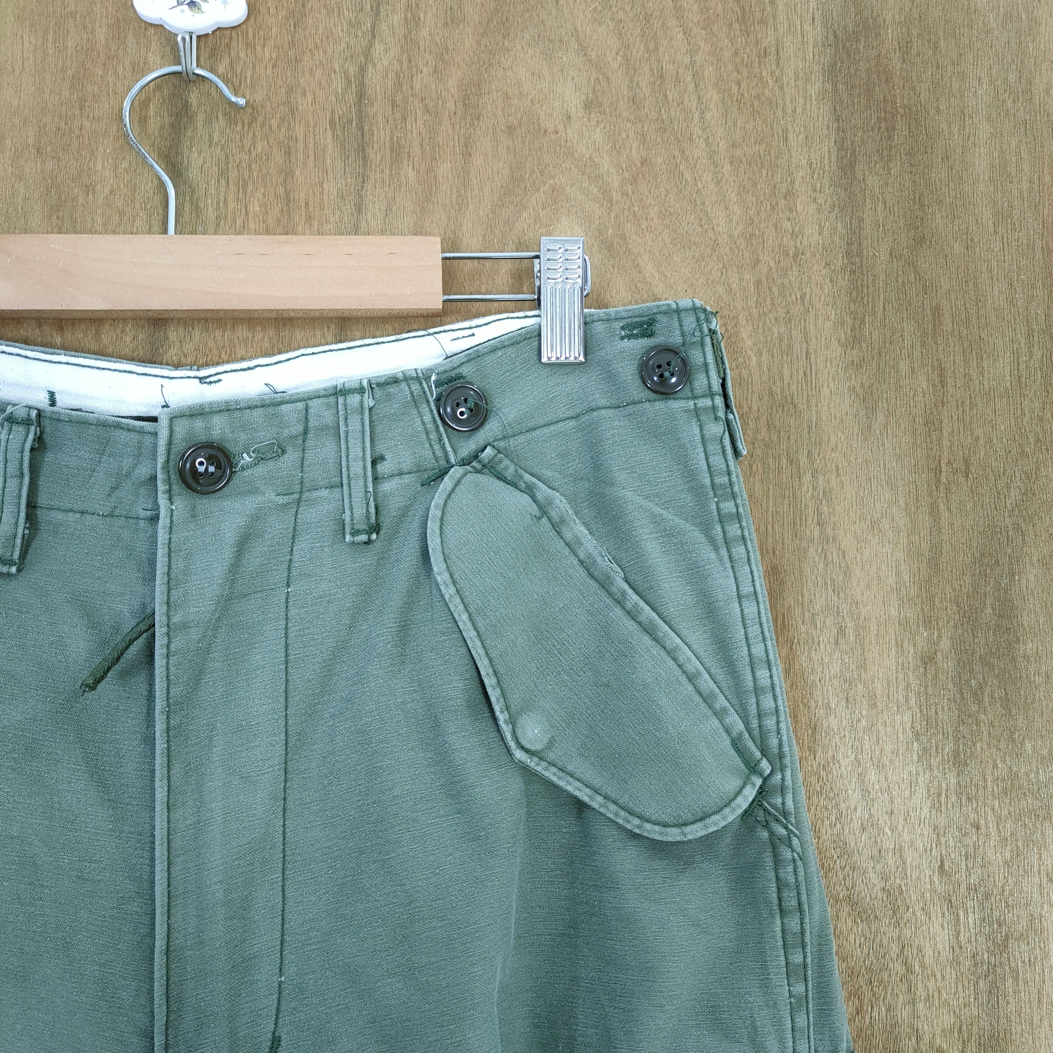 Japanese Brand M-1951 MILITARY BONDAGE CARGO PANTS Size US 32 / EU 48 - 5 Thumbnail