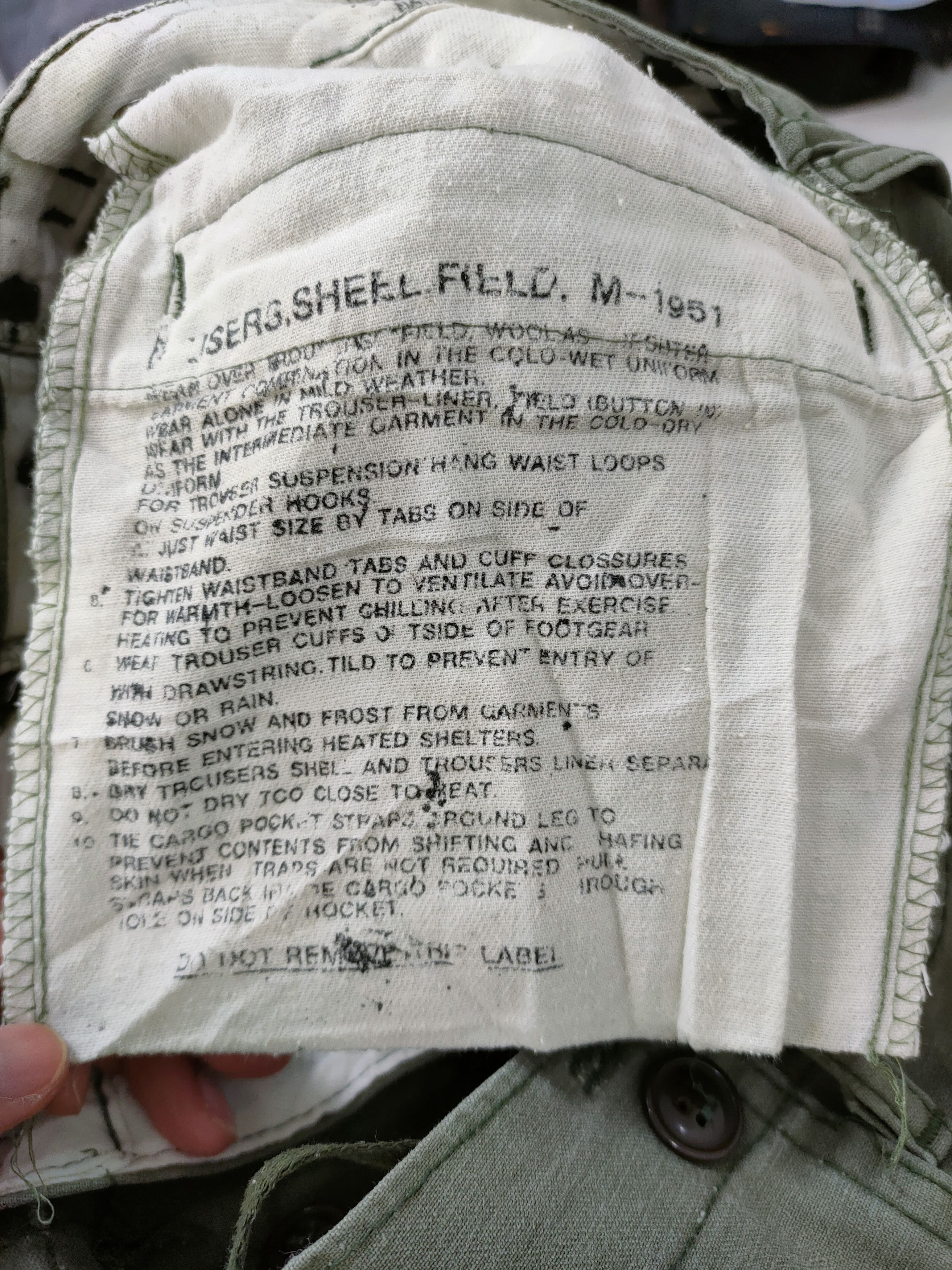 Japanese Brand M-1951 MILITARY BONDAGE CARGO PANTS Size US 32 / EU 48 - 17 Thumbnail
