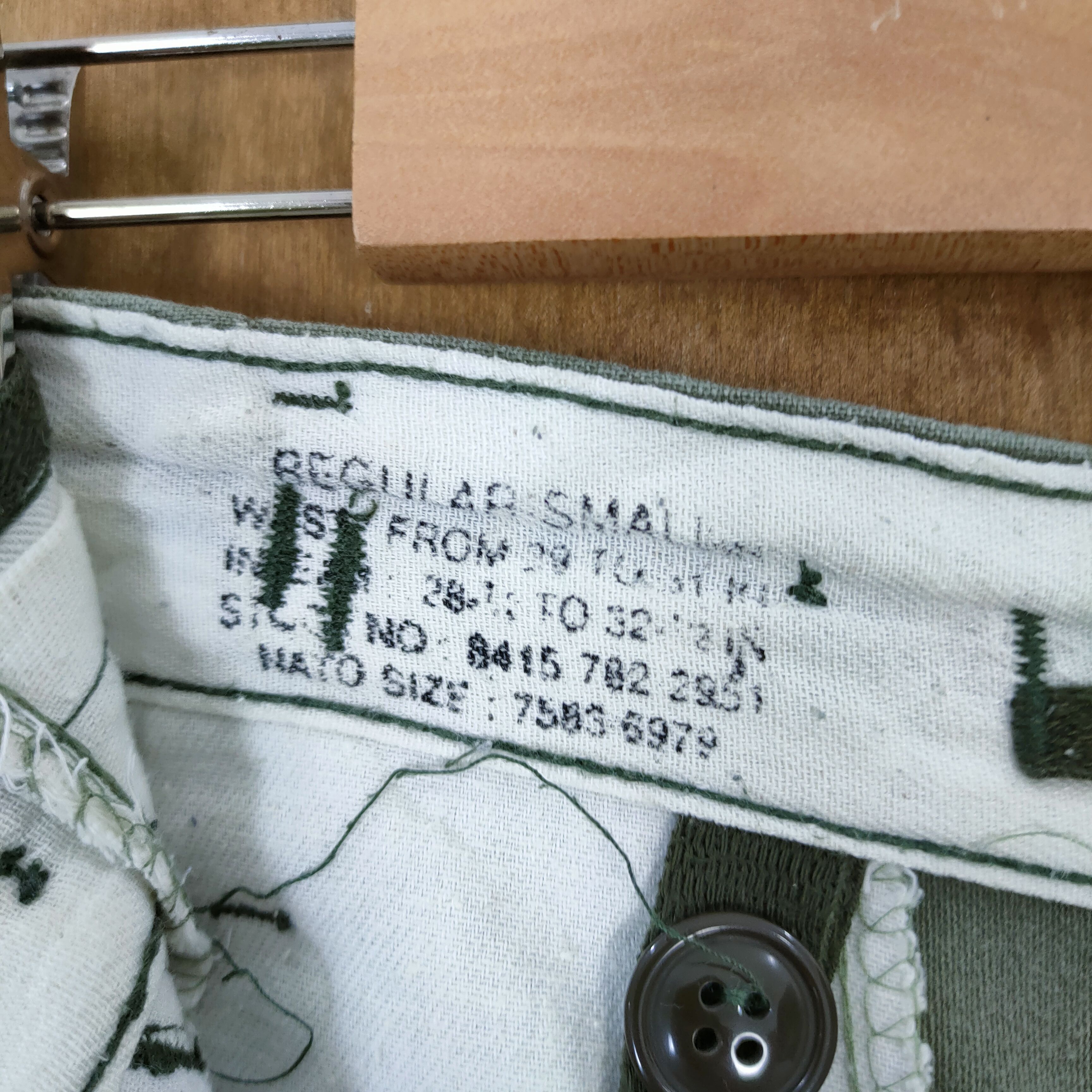 Japanese Brand M-1951 MILITARY BONDAGE CARGO PANTS Size US 32 / EU 48 - 16 Thumbnail