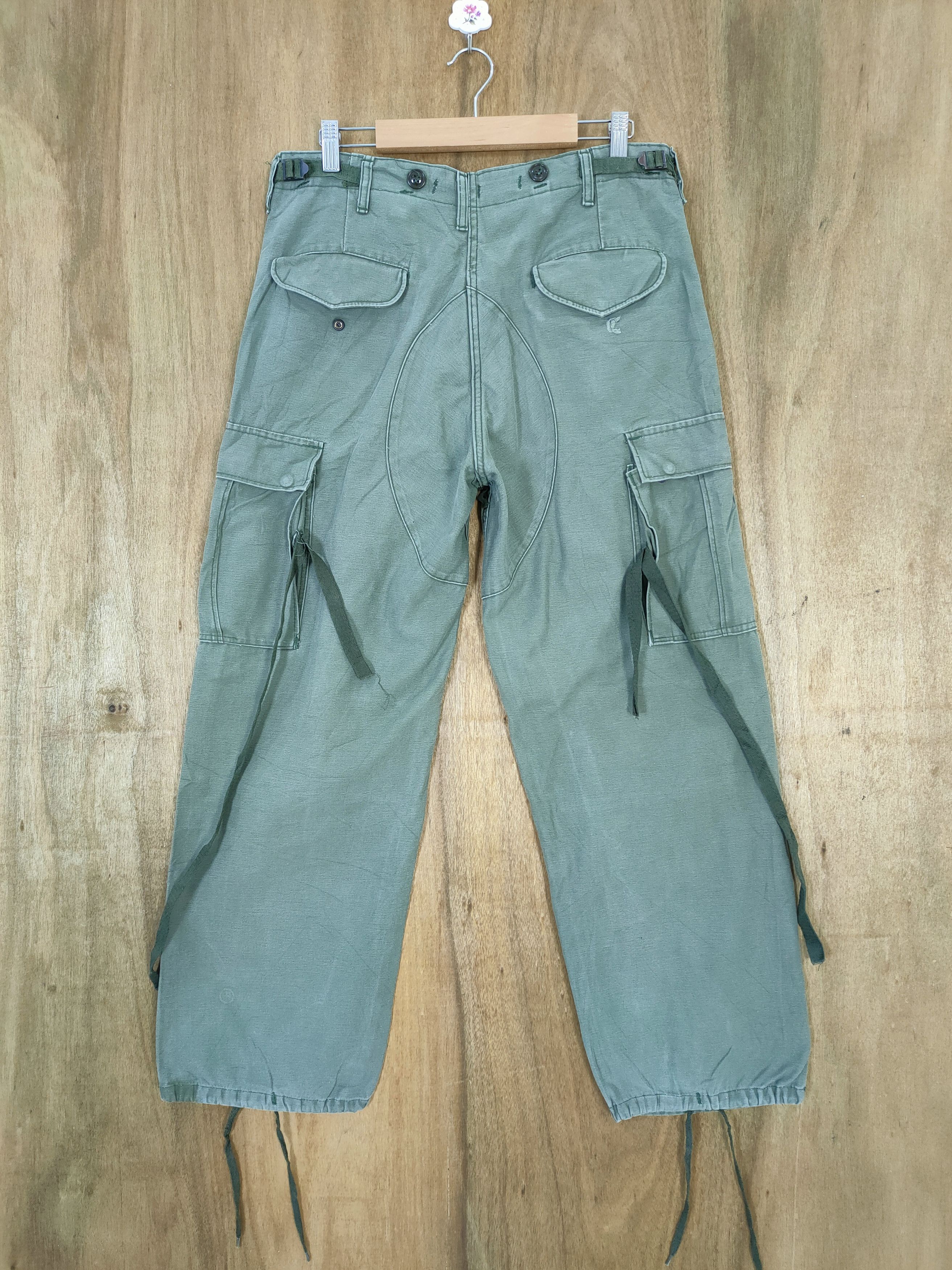 Japanese Brand M-1951 MILITARY BONDAGE CARGO PANTS Size US 32 / EU 48 - 12 Thumbnail