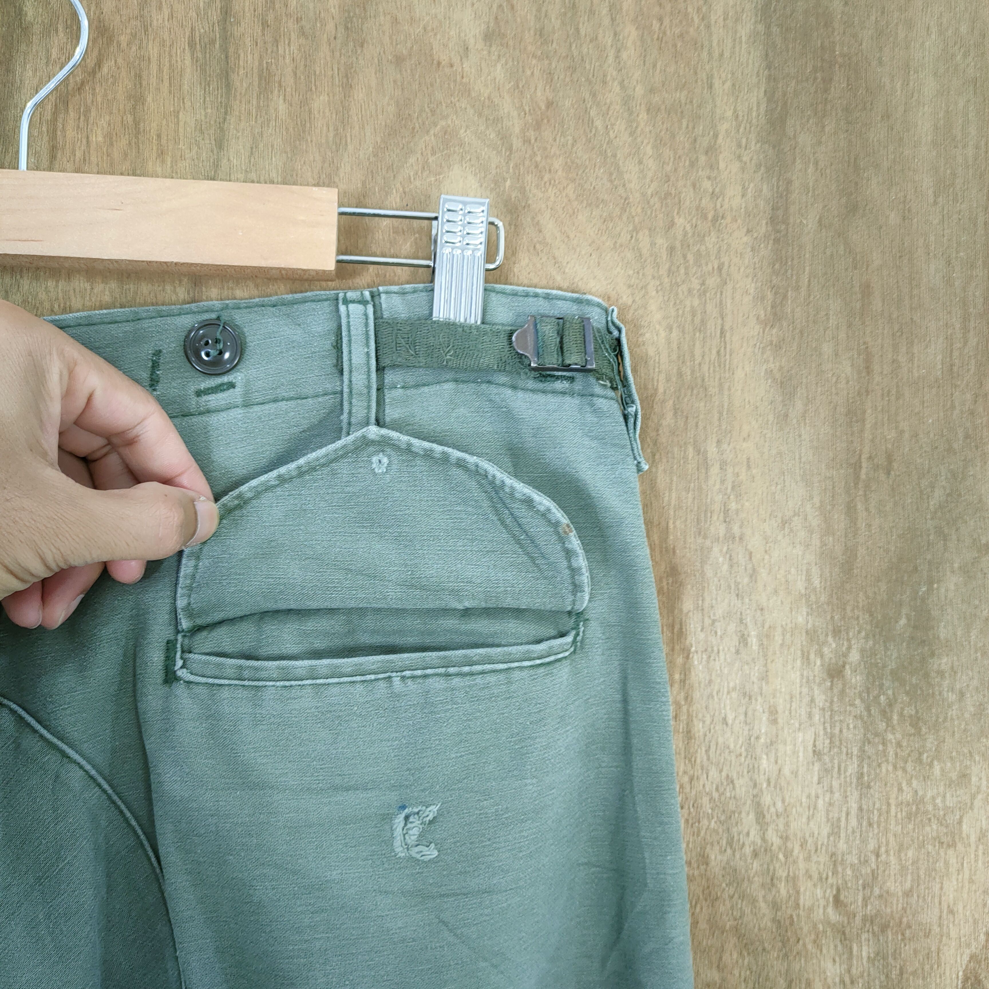 Japanese Brand M-1951 MILITARY BONDAGE CARGO PANTS Size US 32 / EU 48 - 9 Thumbnail