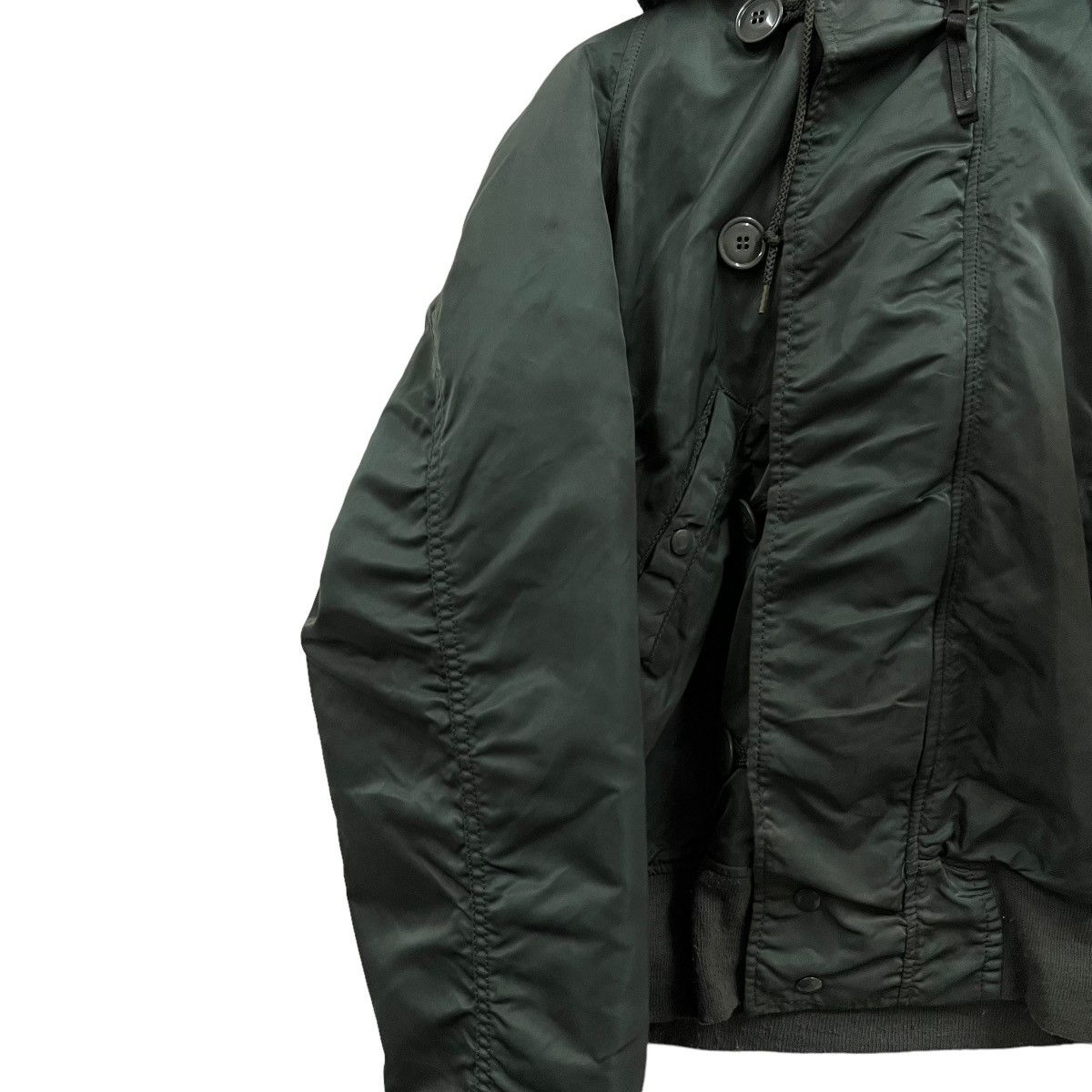 Alpha Industries 🚀OFFER NOW BOMBER🔥Attached Hood N-2B Bomber Army Jacket L Size US L / EU 52-54 / 3 - 8 Thumbnail