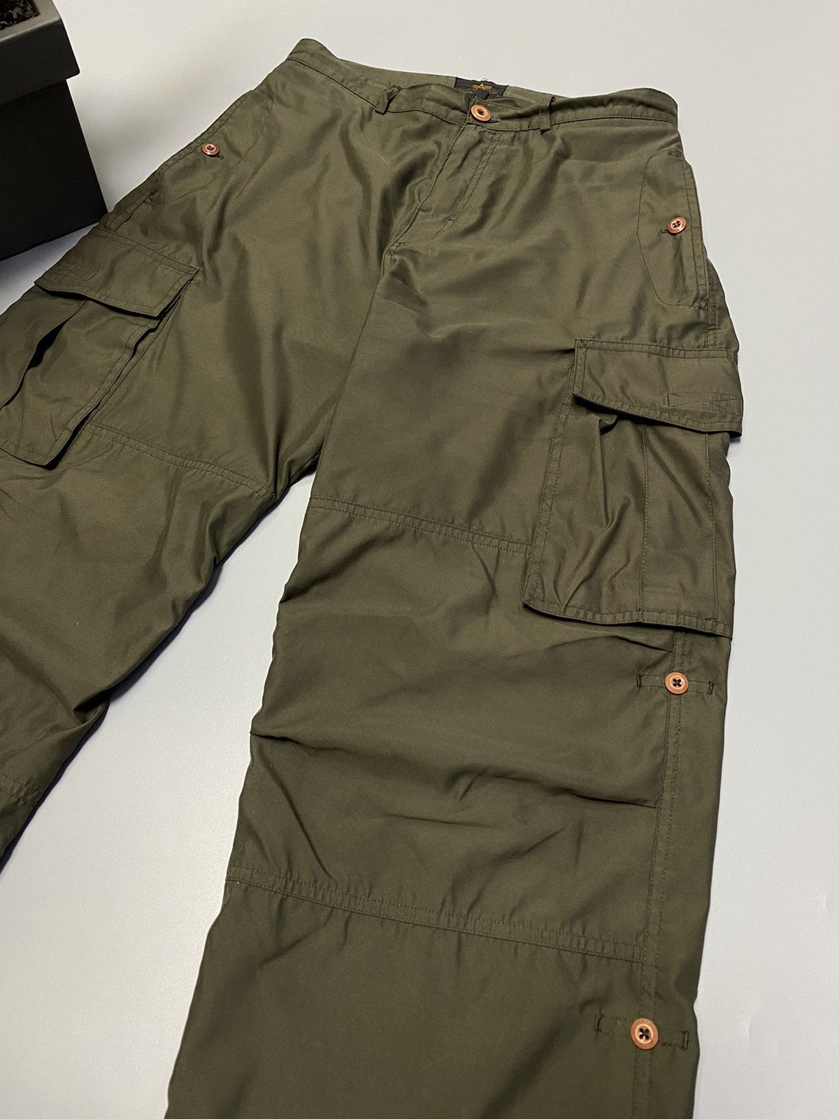 Alpha Industries × Vintage Alpha Industries Military Utilities Cargo Pants Size US 32 / EU 48 - 4 Thumbnail