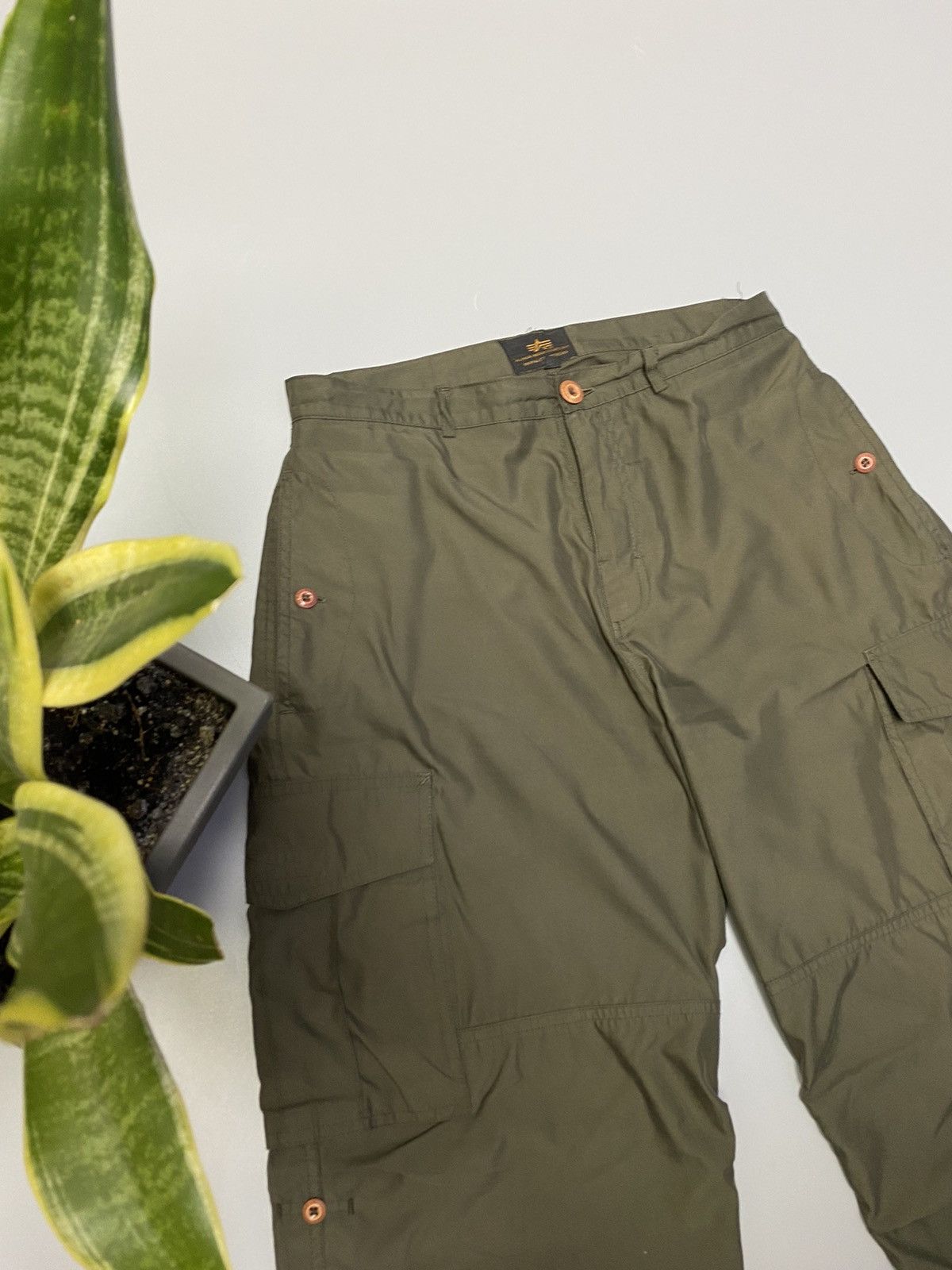 Alpha Industries × Vintage Alpha Industries Military Utilities Cargo Pants Size US 32 / EU 48 - 9 Thumbnail