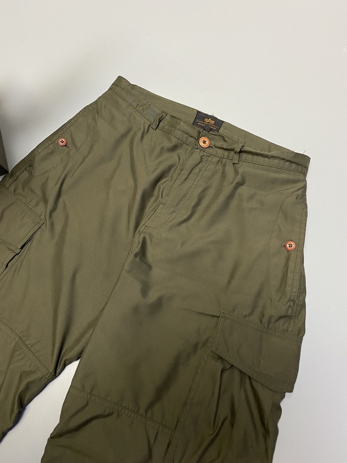 Alpha Industries × Vintage Alpha Industries Military Utilities Cargo Pants Size US 32 / EU 48 - 8 Thumbnail
