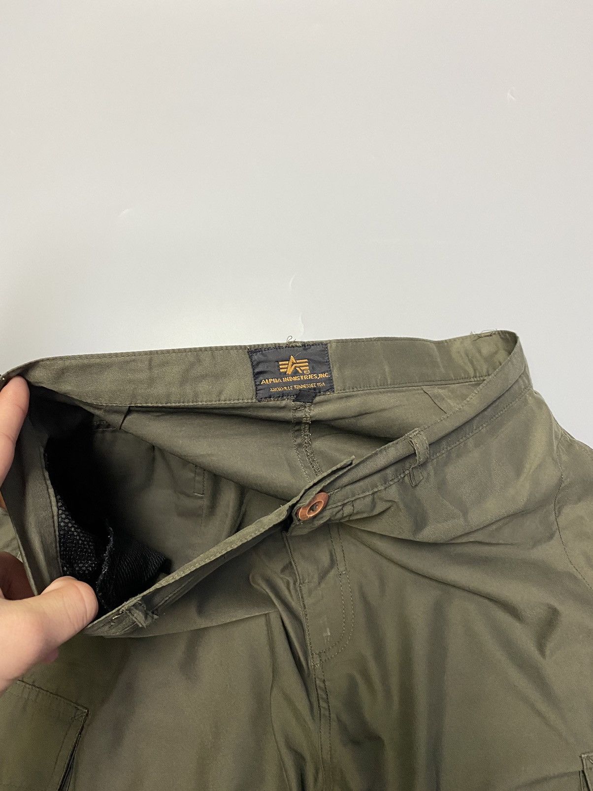 Alpha Industries × Vintage Alpha Industries Military Utilities Cargo Pants Size US 32 / EU 48 - 22 Thumbnail