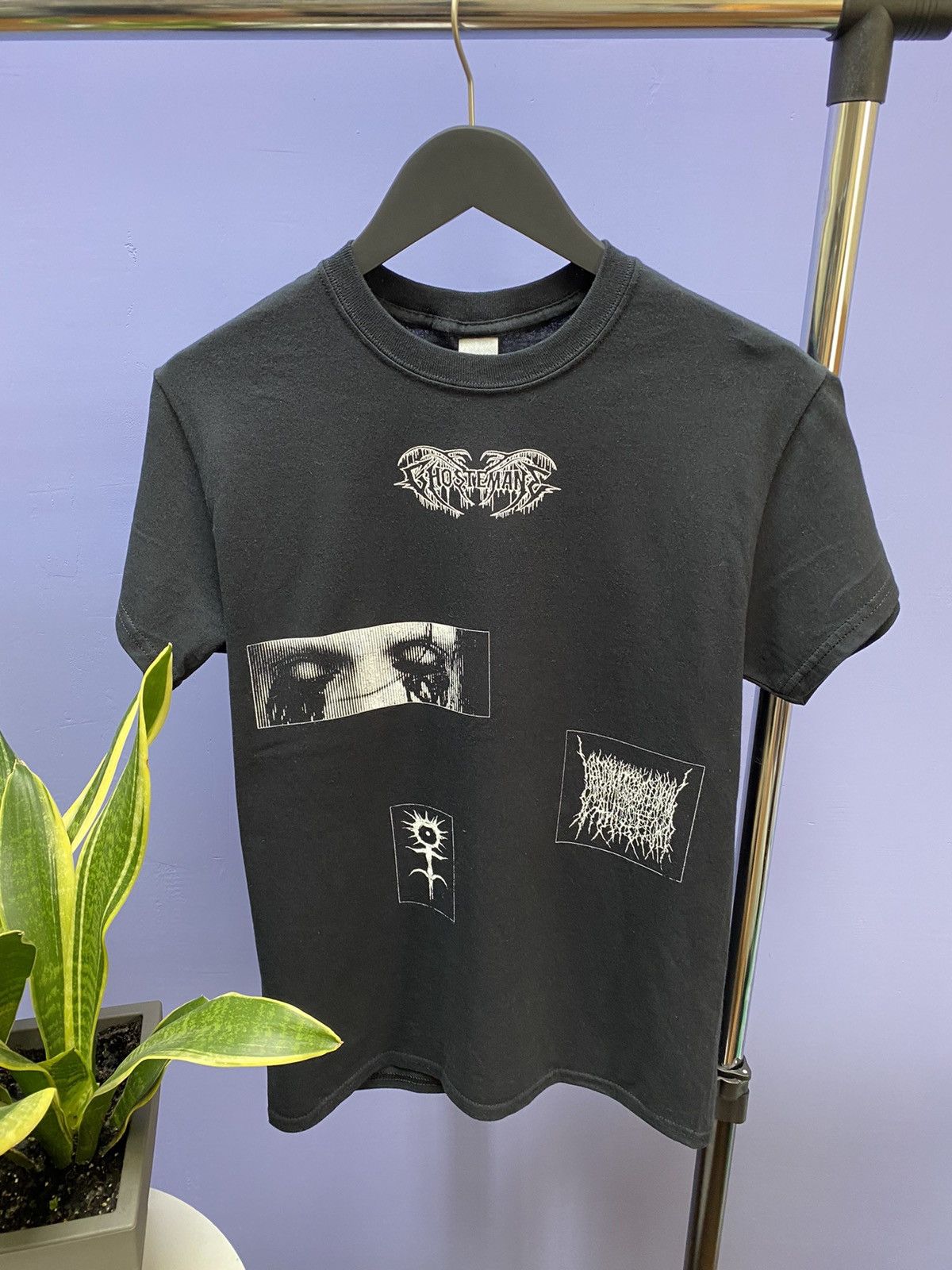 GHOSTEMANE Ghostemane Hiadica Tour T Shirt Size S Unisex Tee Hip Hop Size US S / EU 44-46 / 1 - 4 Thumbnail