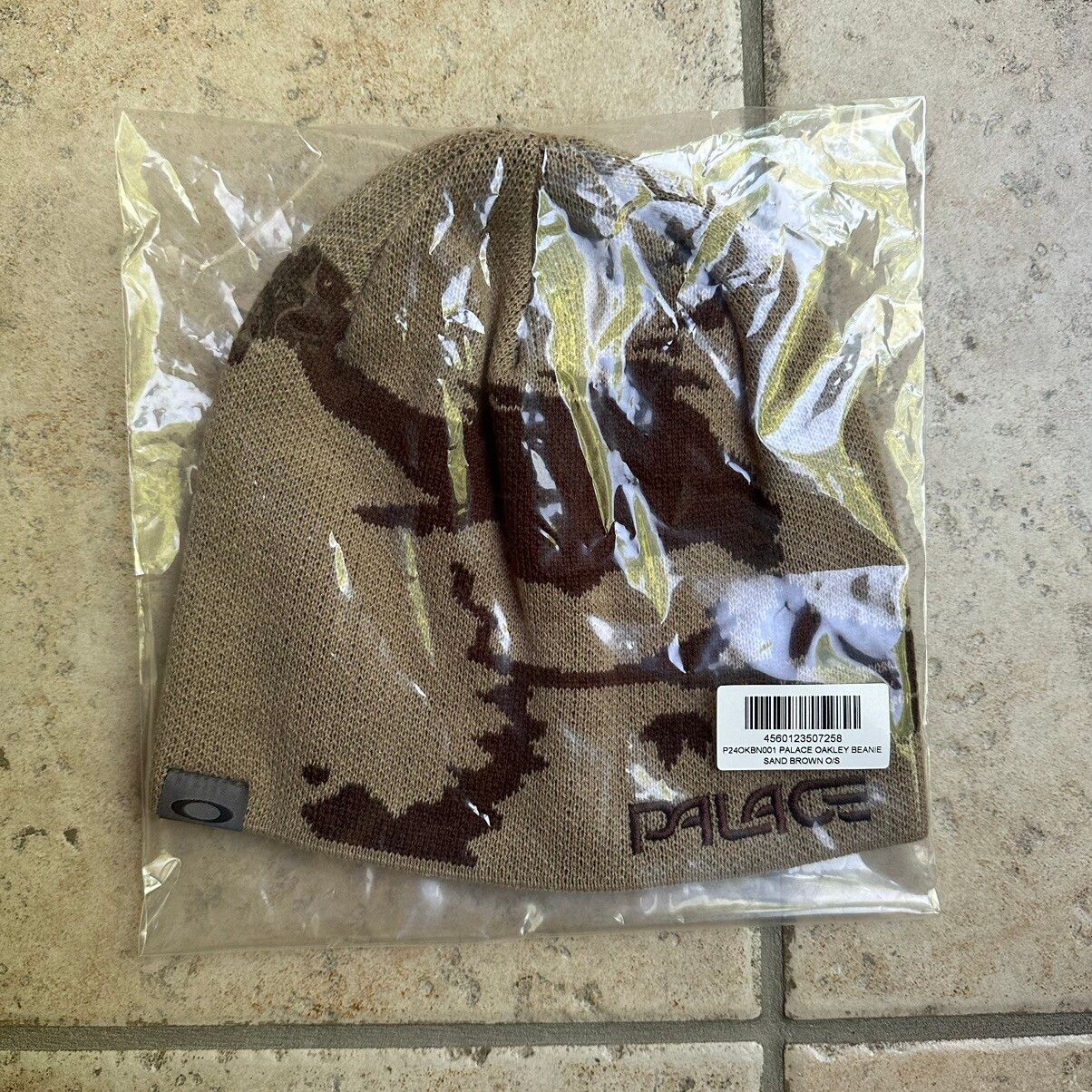 Palace Palace Oakley Beanie Sand / Brown | Grailed