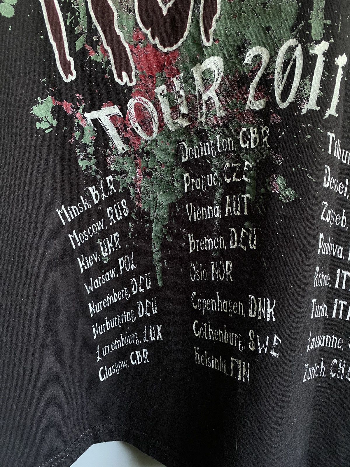 Band Tees Vintage Korn 2011 Tour T shirt Men’s M Black Album Promo Size US M / EU 48-50 / 2 - 15 Thumbnail