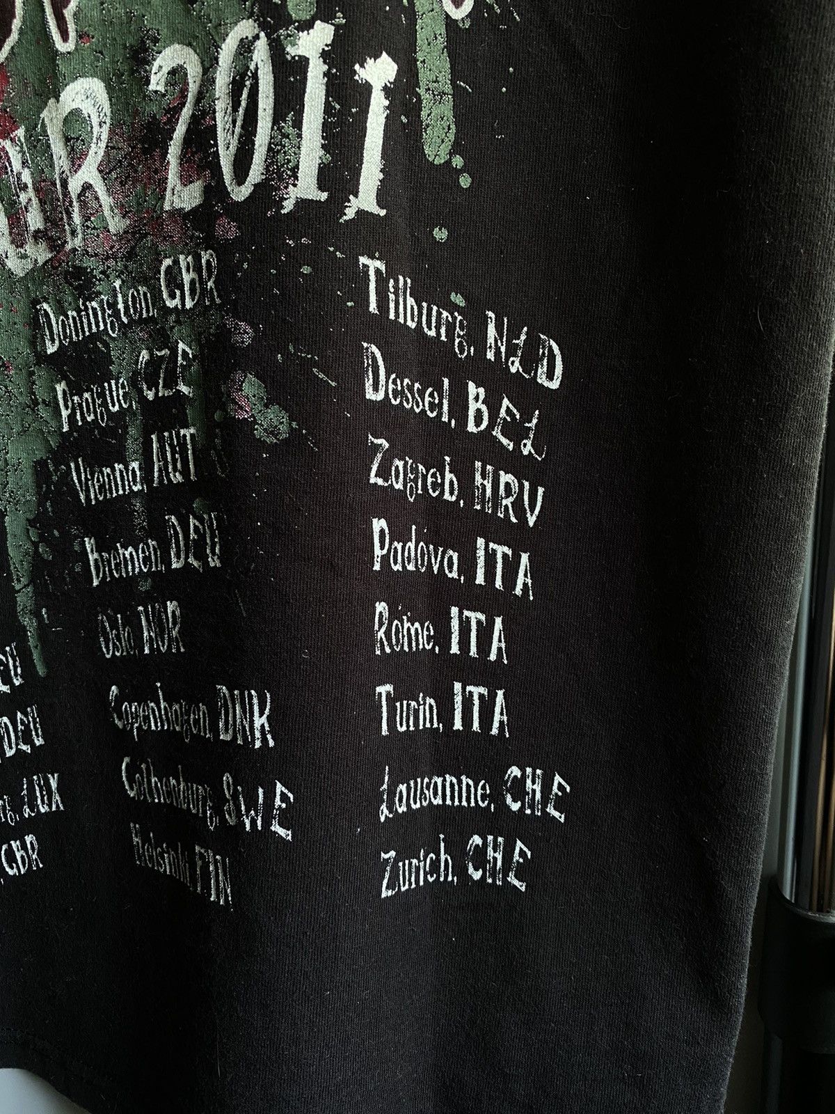 Band Tees Vintage Korn 2011 Tour T shirt Men’s M Black Album Promo Size US M / EU 48-50 / 2 - 16 Thumbnail