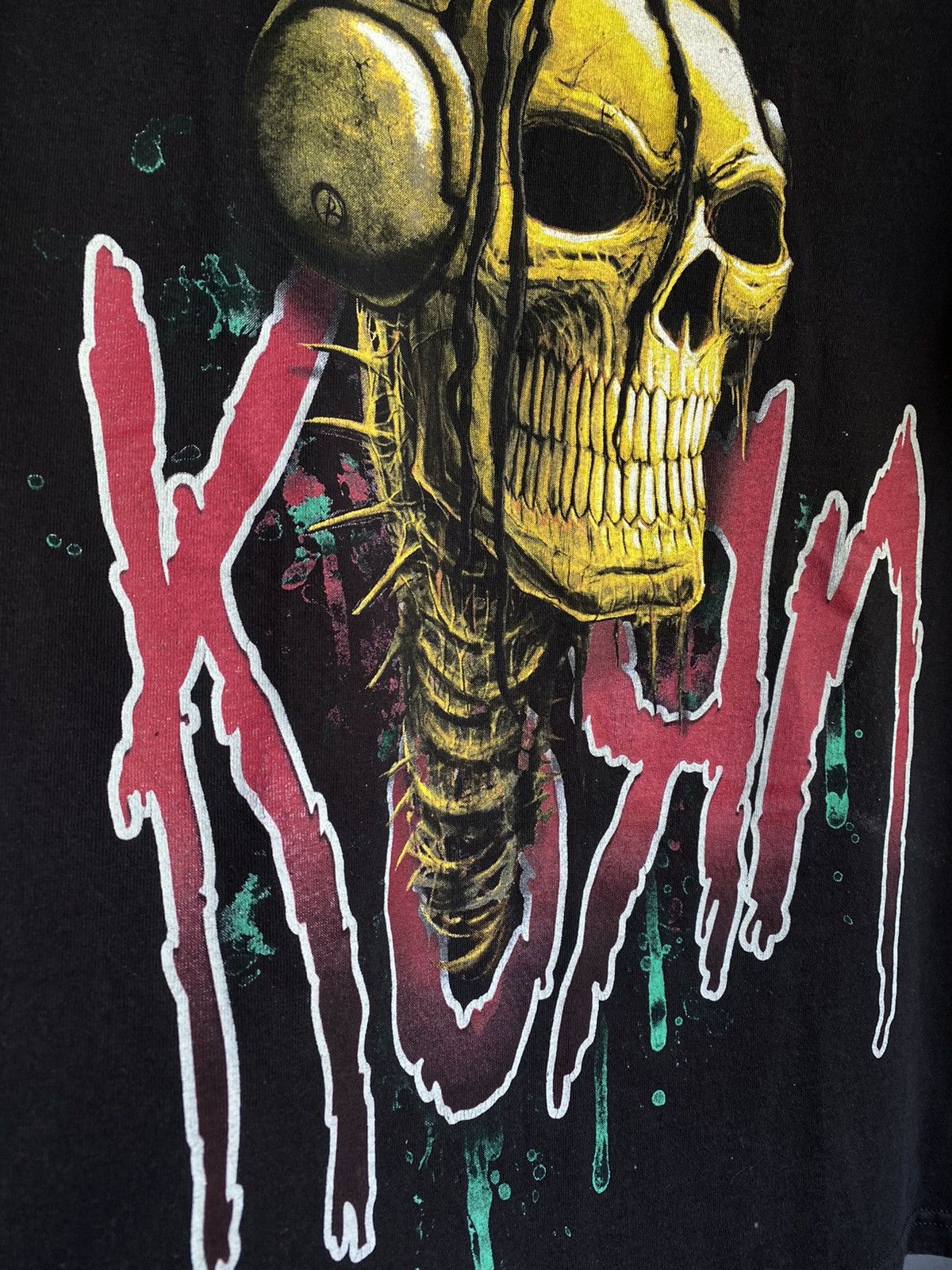 Band Tees Vintage Korn 2011 Tour T shirt Men’s M Black Album Promo Size US M / EU 48-50 / 2 - 8 Thumbnail