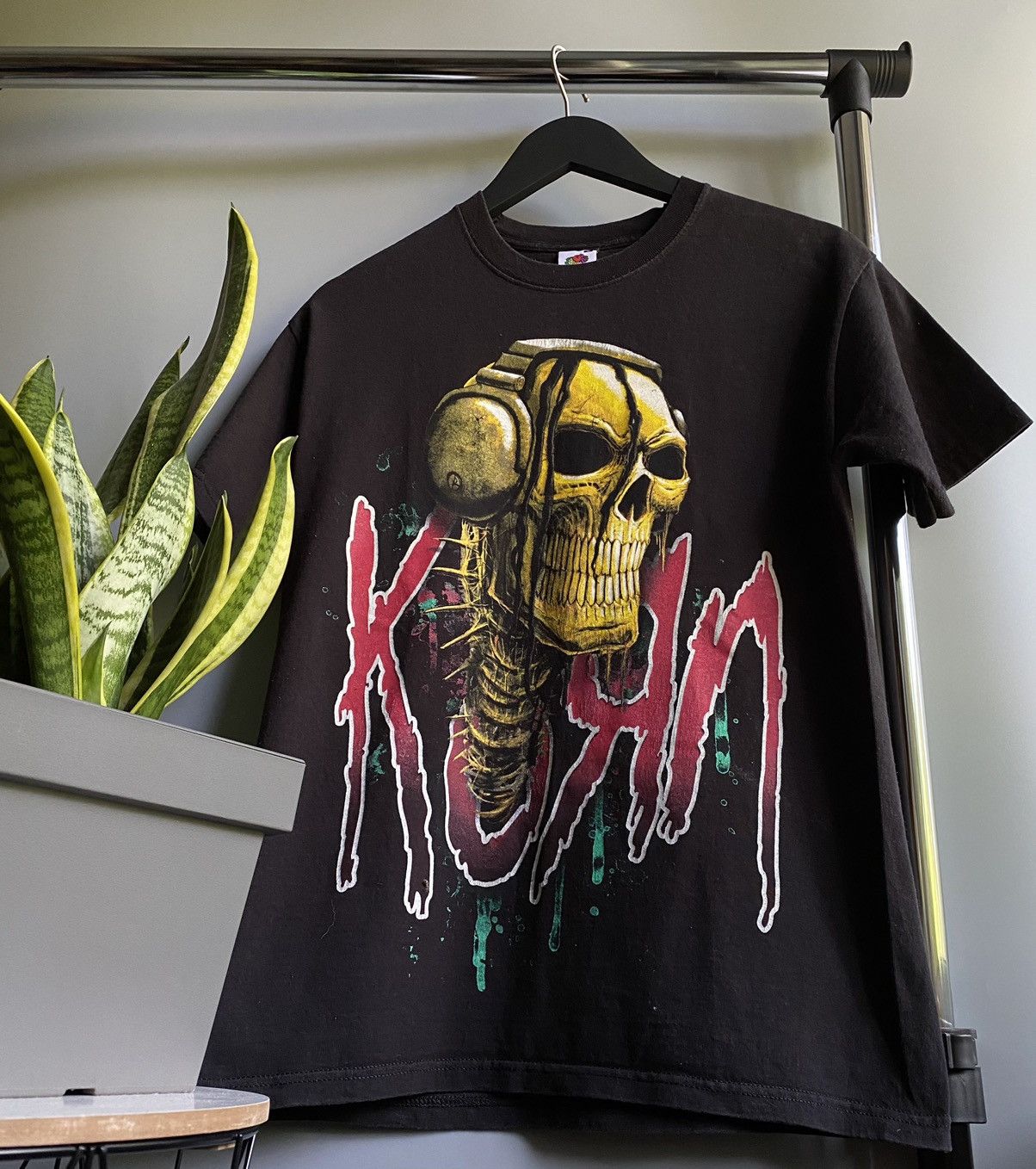 Band Tees Vintage Korn 2011 Tour T shirt Men’s M Black Album Promo Size US M / EU 48-50 / 2 - 5 Thumbnail