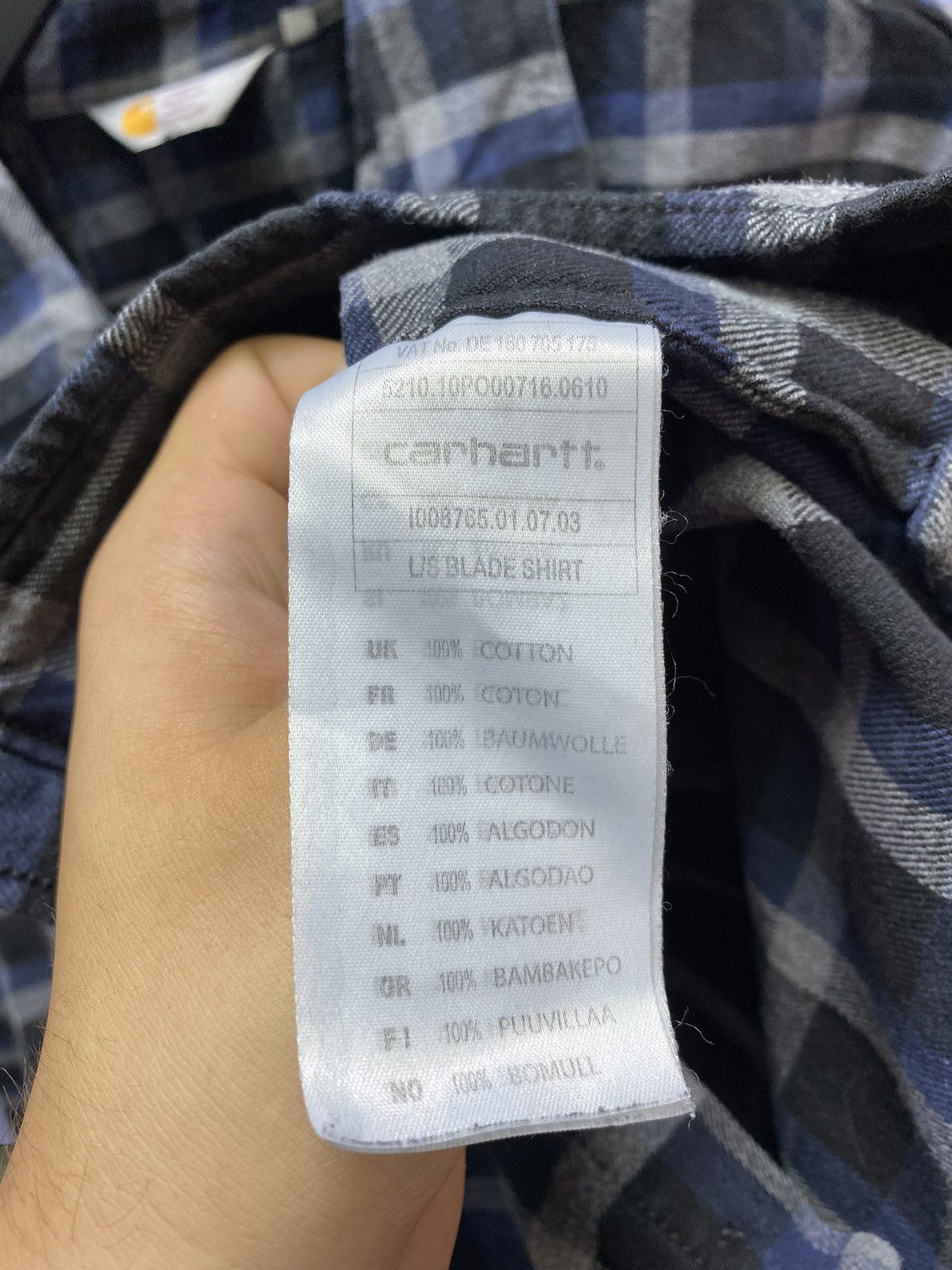 Other Carhartt Flannel Long Sleeve Plaid Shirt Men’s XL WIP Size US XL / EU 56 / 4 - 11 Thumbnail