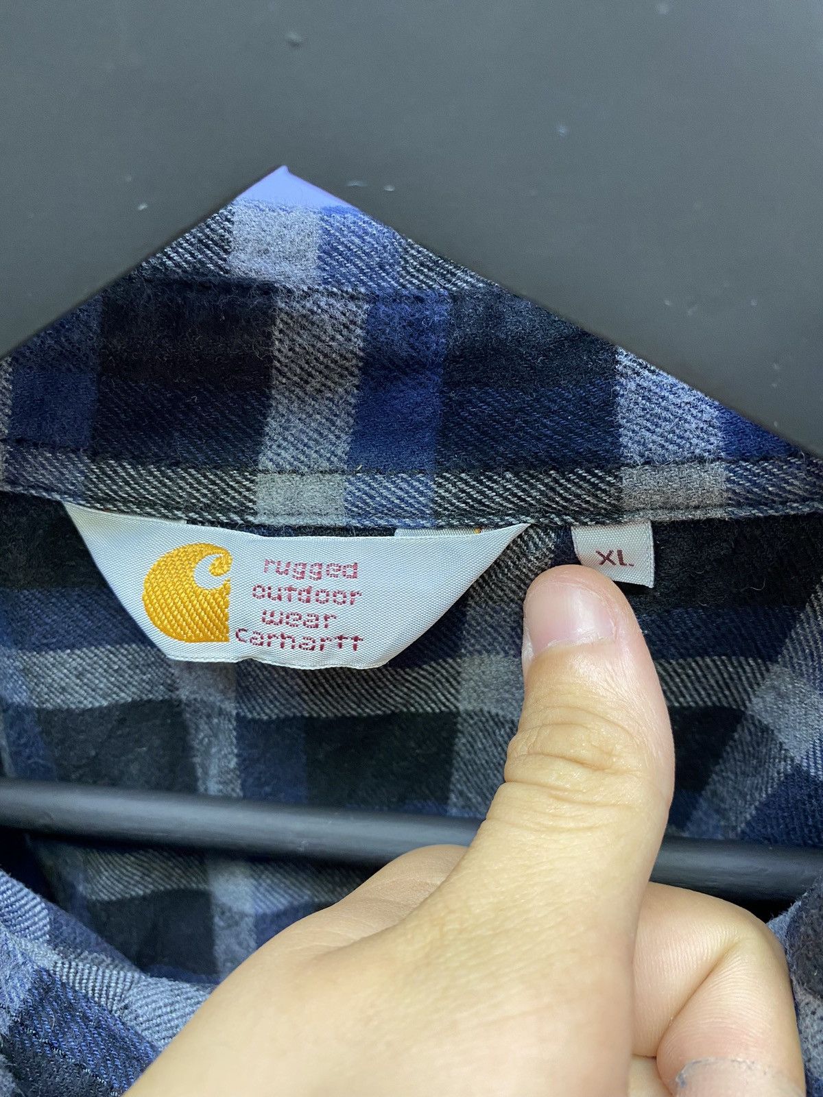Other Carhartt Flannel Long Sleeve Plaid Shirt Men’s XL WIP Size US XL / EU 56 / 4 - 7 Thumbnail