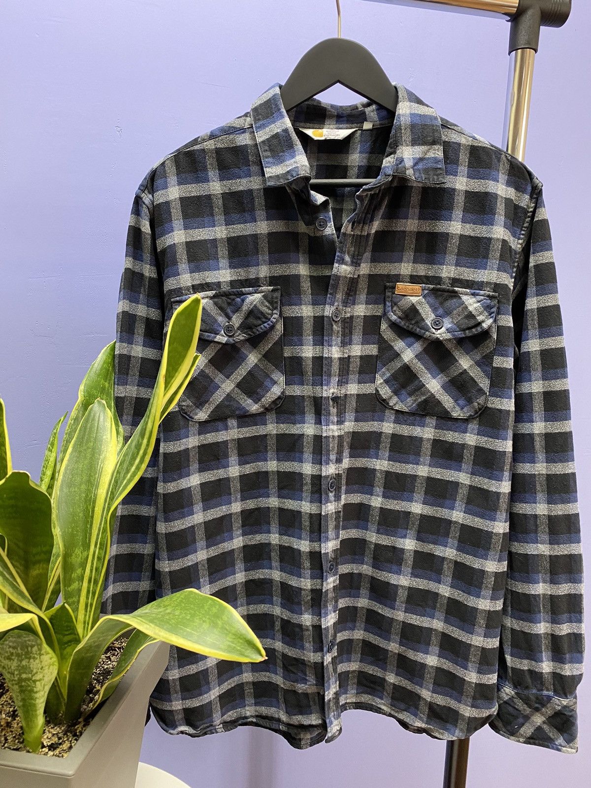 Other Carhartt Flannel Long Sleeve Plaid Shirt Men’s XL WIP Size US XL / EU 56 / 4 - 3 Thumbnail
