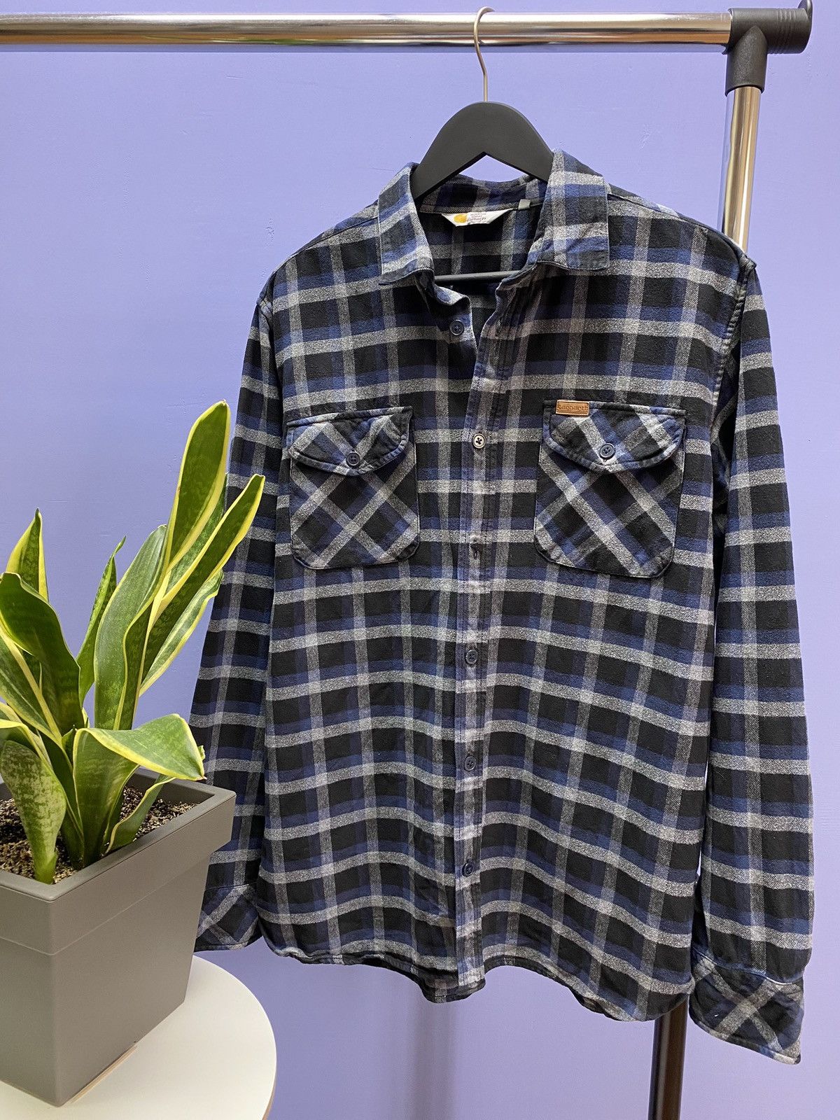 Other Carhartt Flannel Long Sleeve Plaid Shirt Men’s XL WIP Size US XL / EU 56 / 4 - 1 Thumbnail
