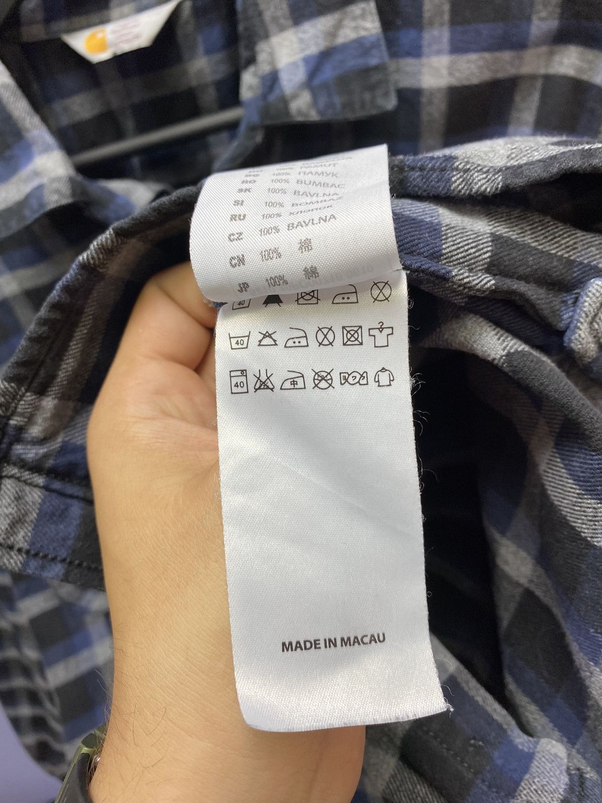 Other Carhartt Flannel Long Sleeve Plaid Shirt Men’s XL WIP Size US XL / EU 56 / 4 - 12 Thumbnail