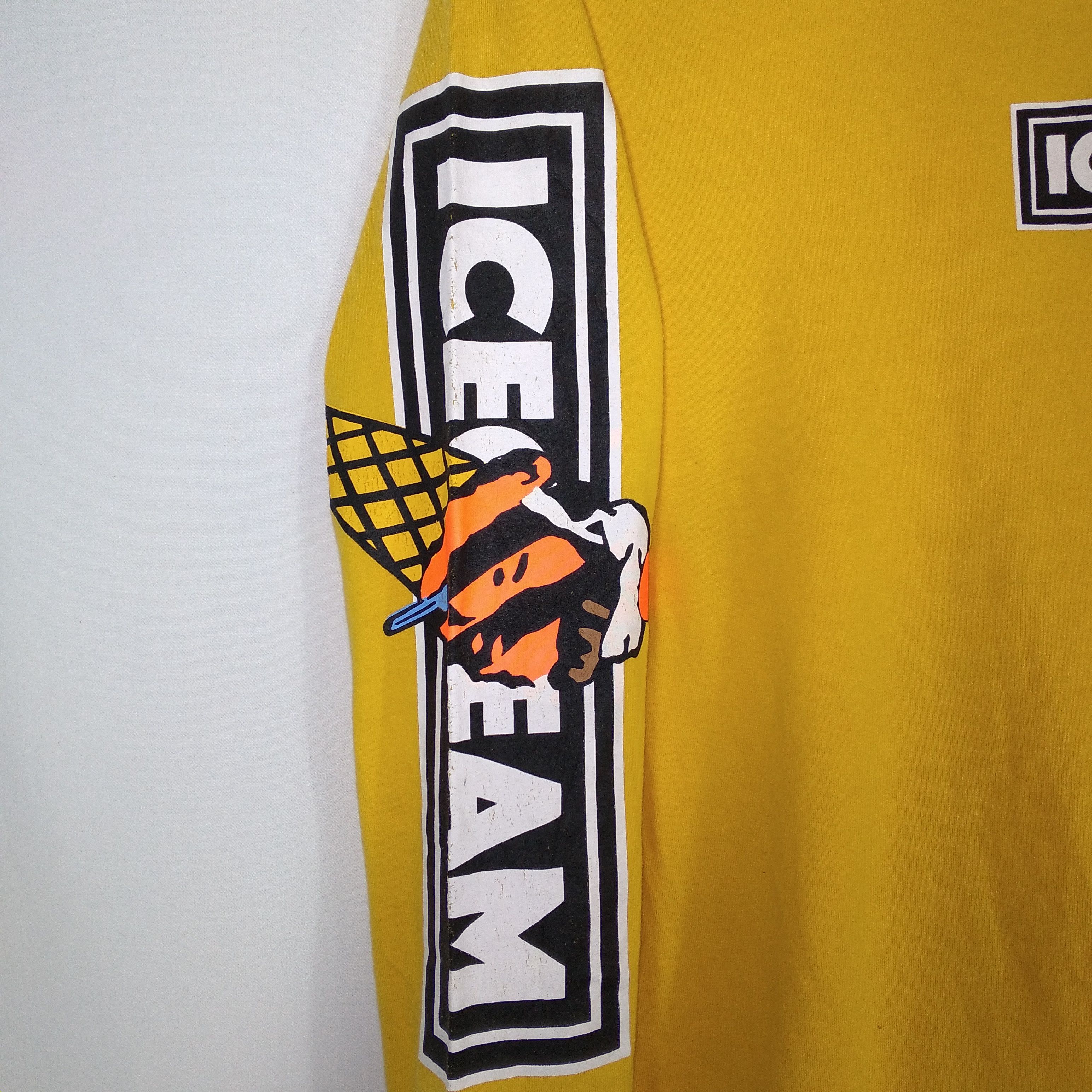 Icecream 🔥Rare🔥Vintage Ice Cream Sleeve Hit Spellout Logo Skate Tee Size US L / EU 52-54 / 3 - 7 Thumbnail