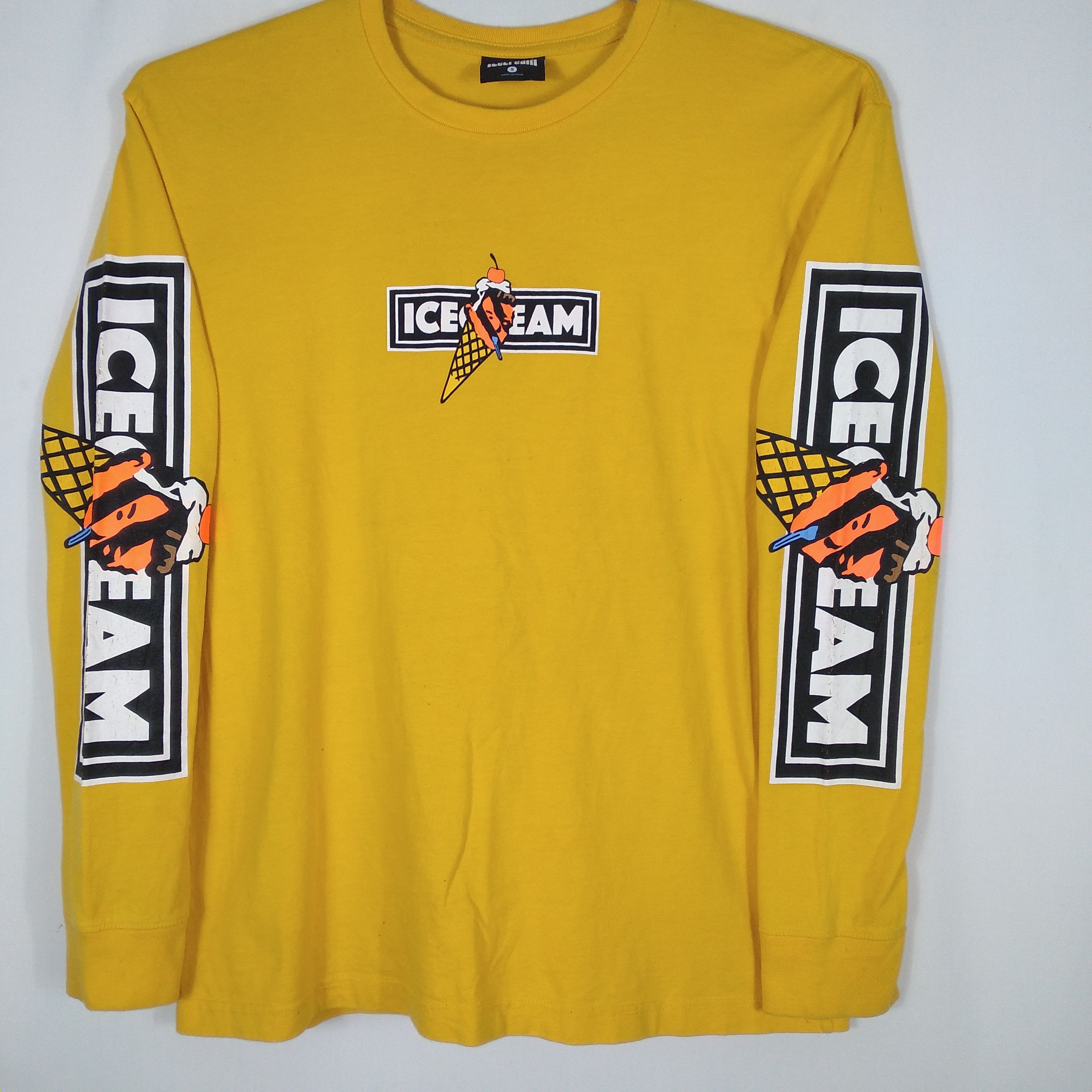 Icecream 🔥Rare🔥Vintage Ice Cream Sleeve Hit Spellout Logo Skate Tee Size US L / EU 52-54 / 3 - 3 Thumbnail