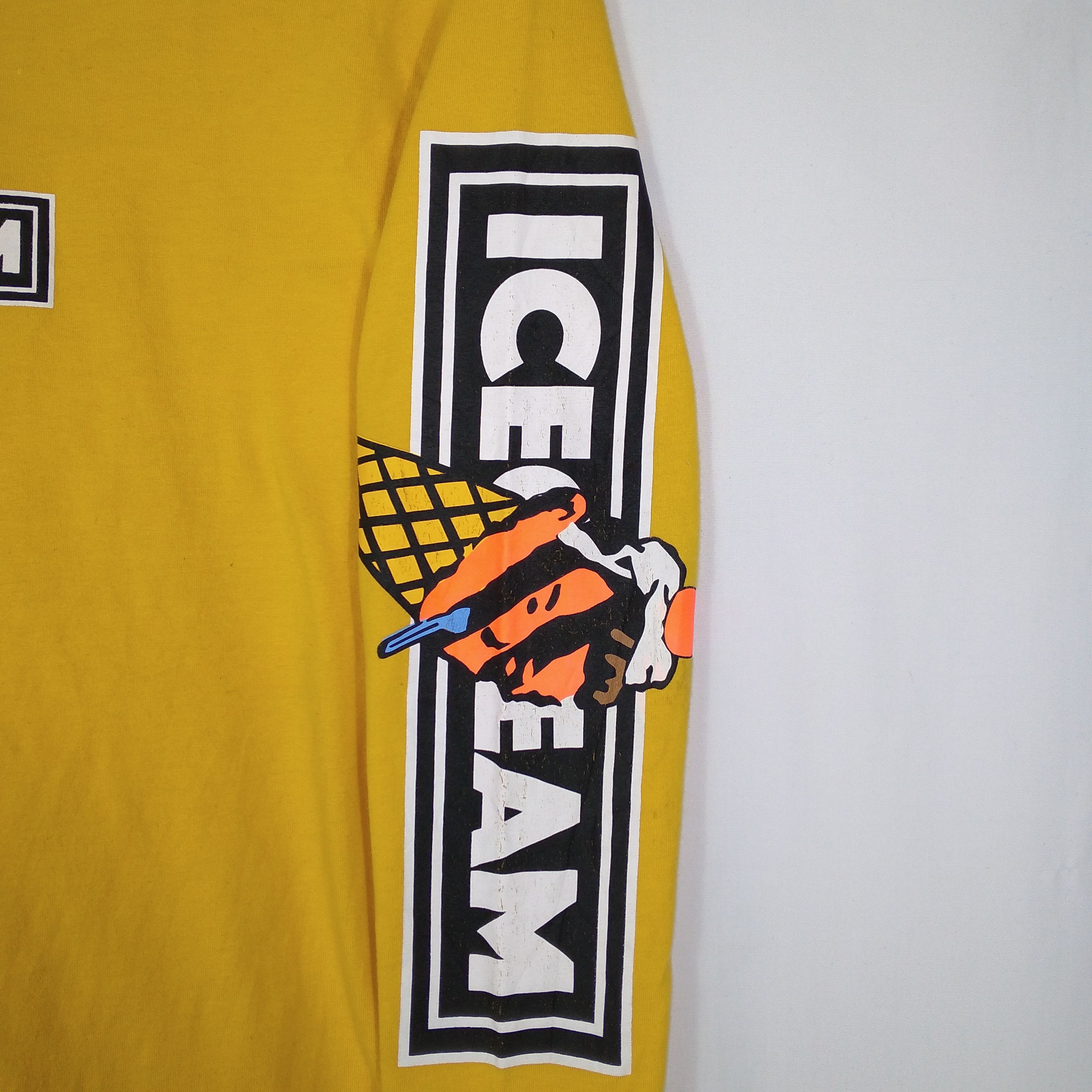 Icecream 🔥Rare🔥Vintage Ice Cream Sleeve Hit Spellout Logo Skate Tee Size US L / EU 52-54 / 3 - 5 Thumbnail