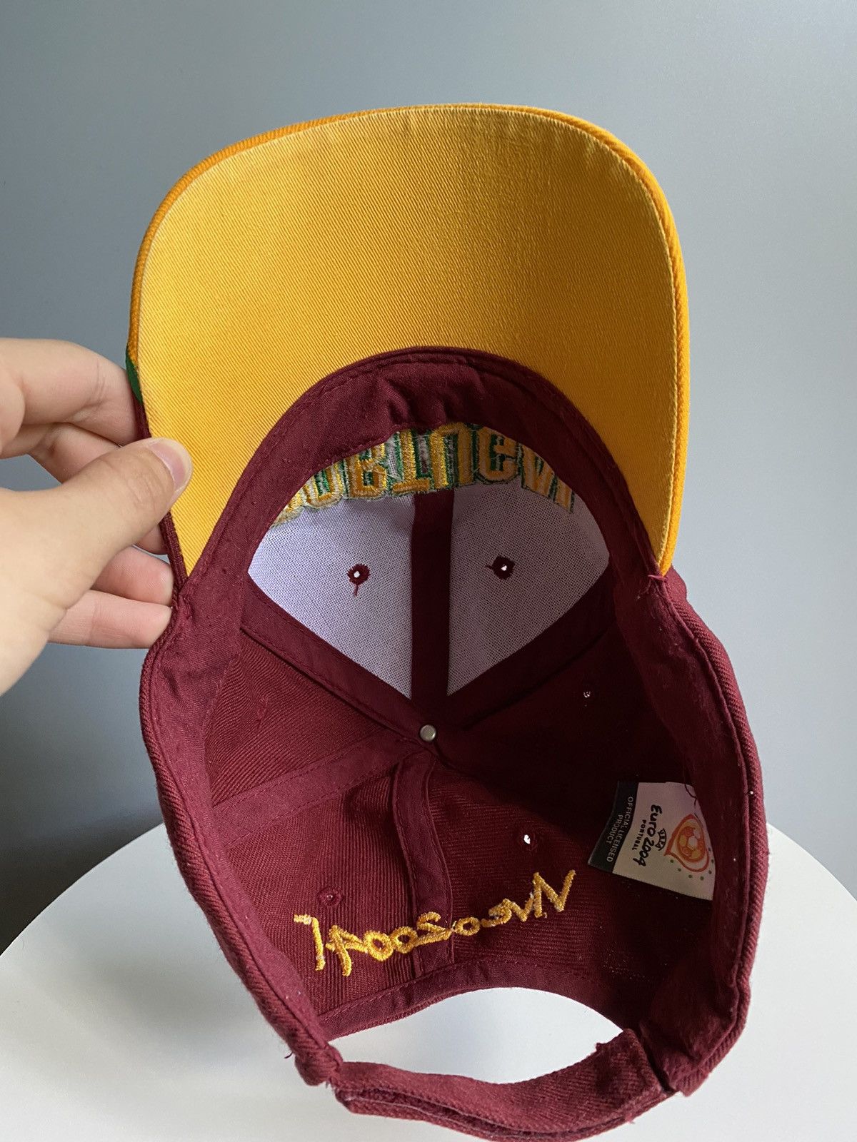 UEFA × Vintage Vintage Euro 2004 National Team Portugal Cap Hat Size ONE SIZE - 7 Thumbnail